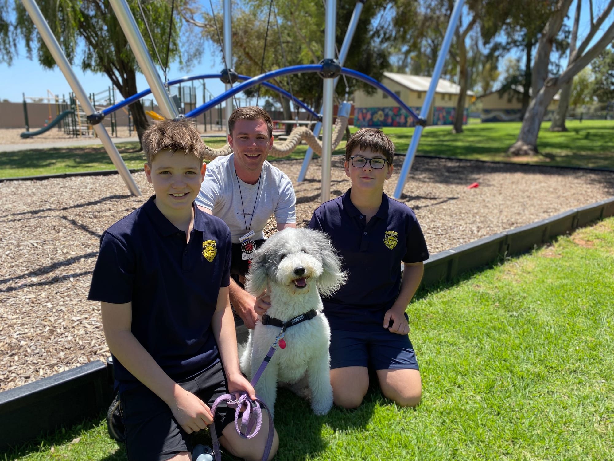 Scout makes a paw-sitive impact