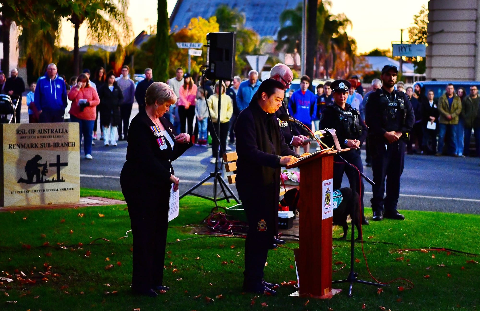 Renmark’s ‘exceptional’ show of respect