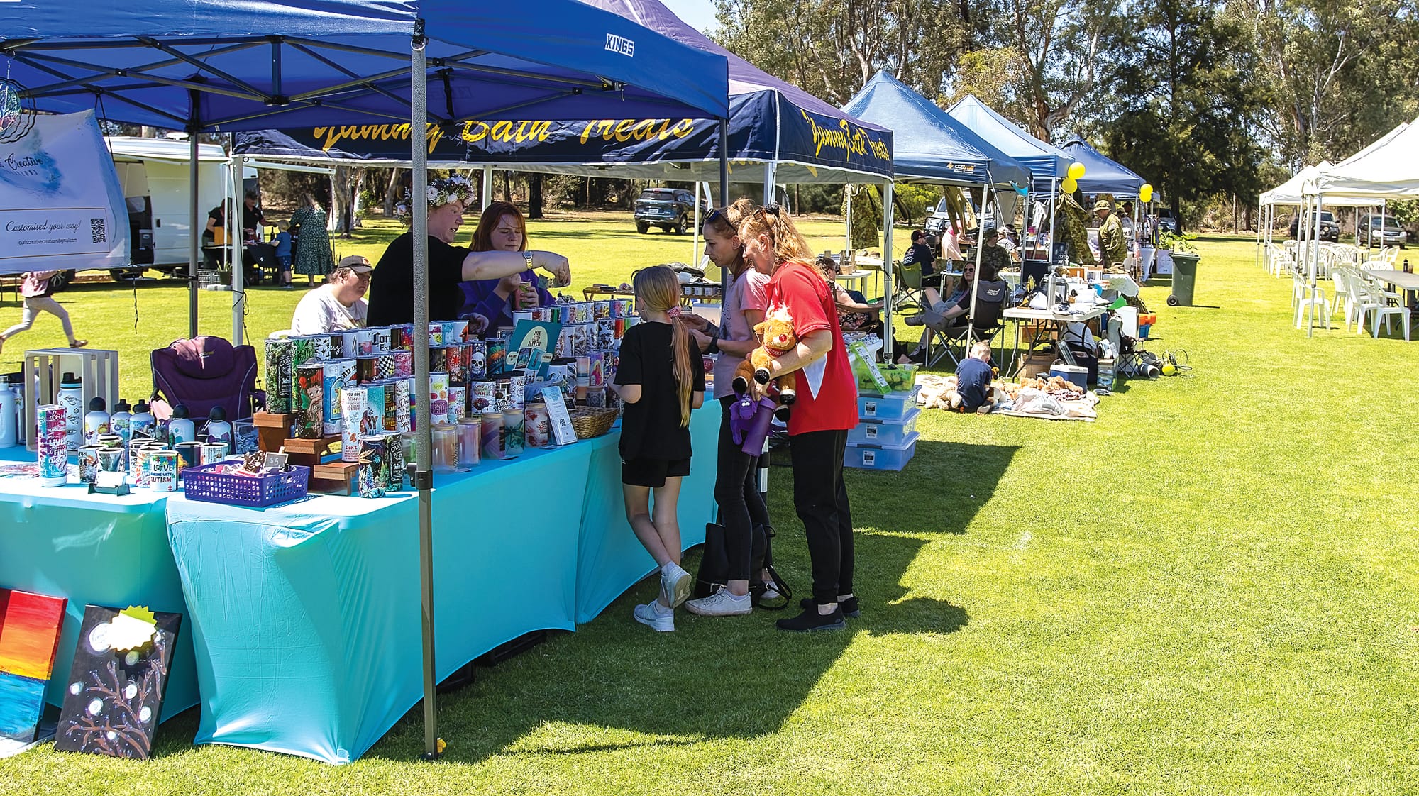 Flower activities a giant fete hit