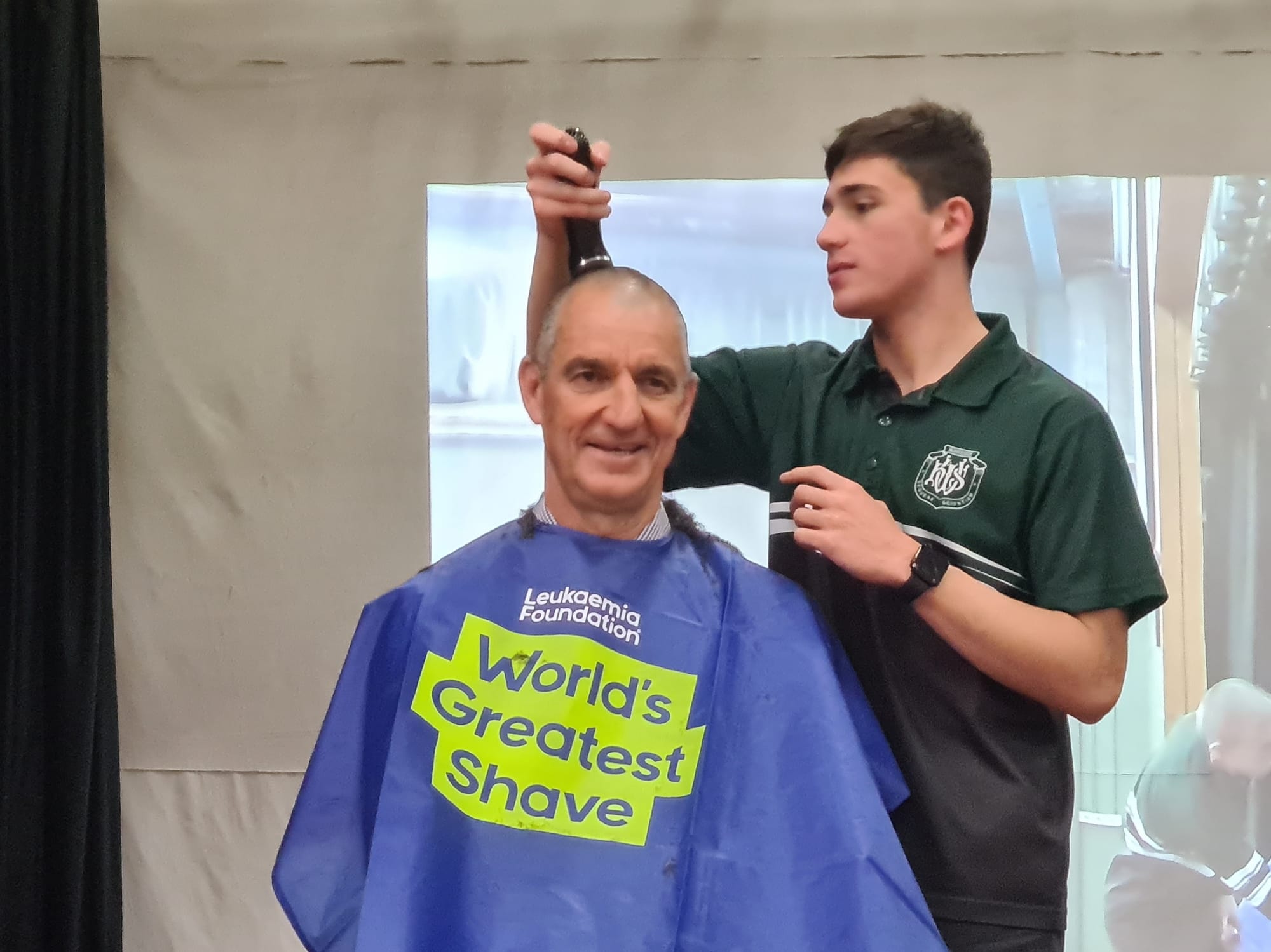 Shaved for the cause