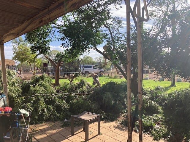 Riverland West still cleaning up damage