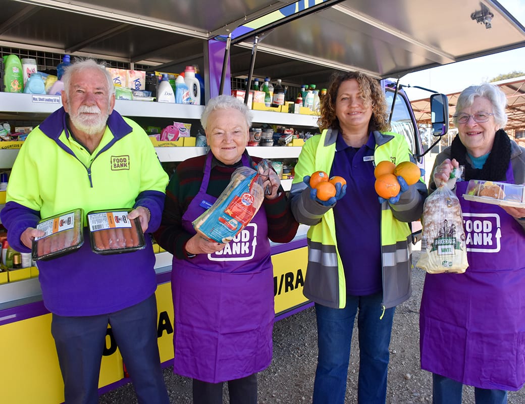 Foodbank van hits the road