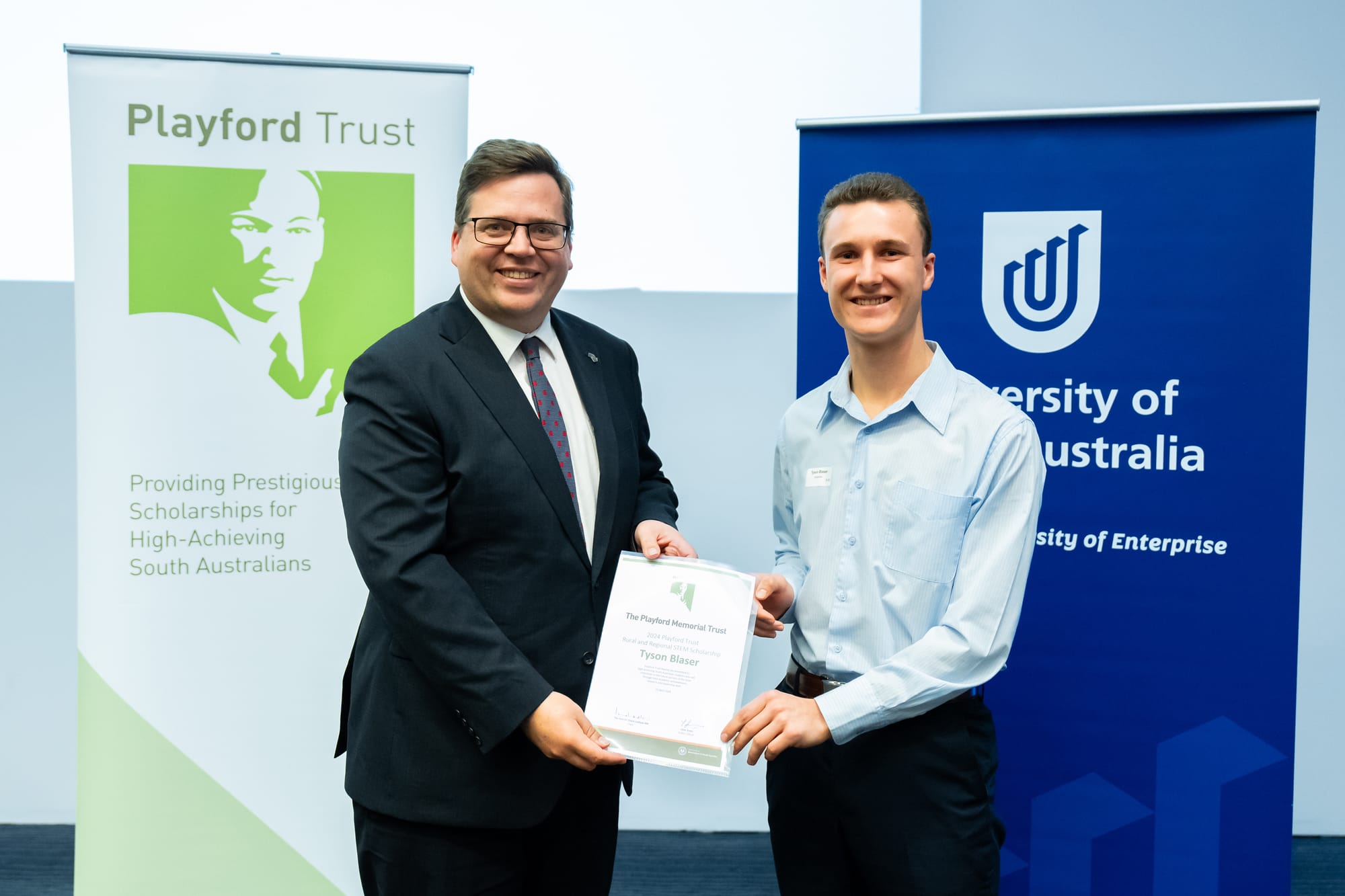 Young locals get Playford guernsey