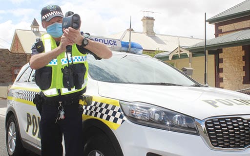 Driver caught 60km/h over limit