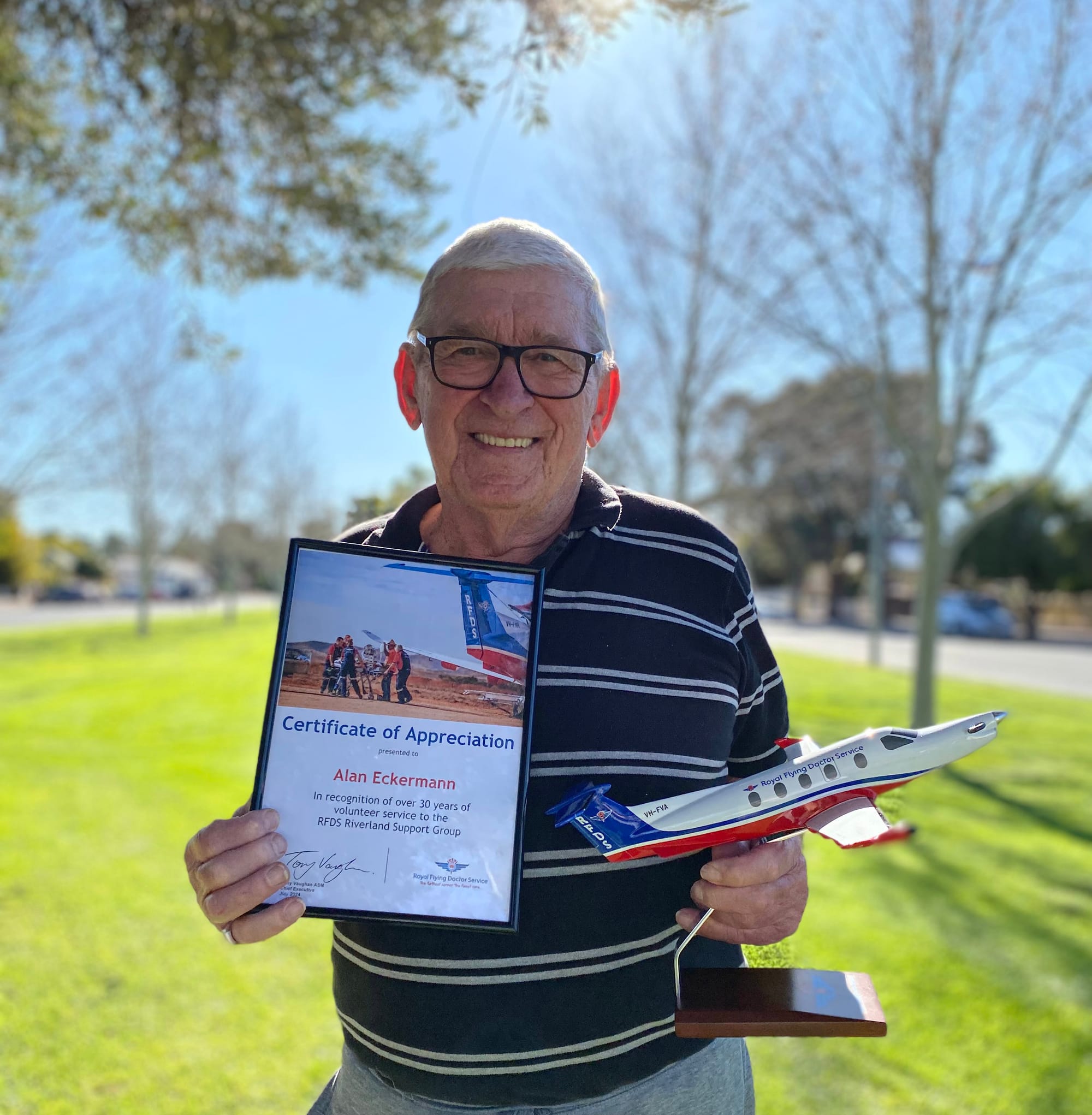 Alan’s hard-earned honour