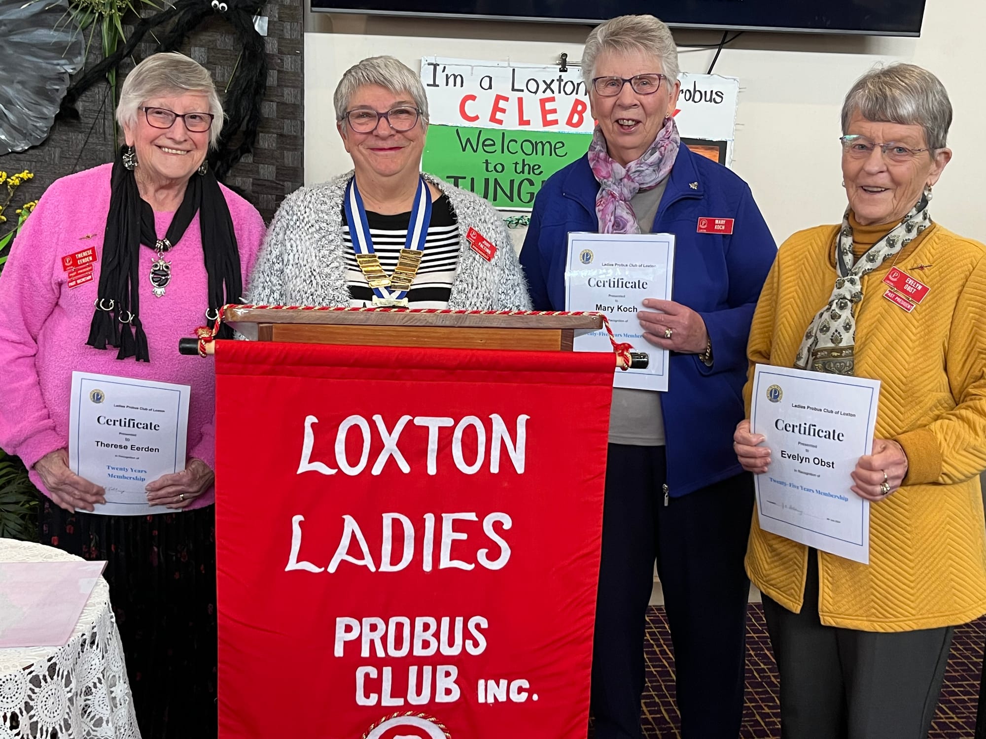 A stylish 38th for the Loxton Ladies Probus