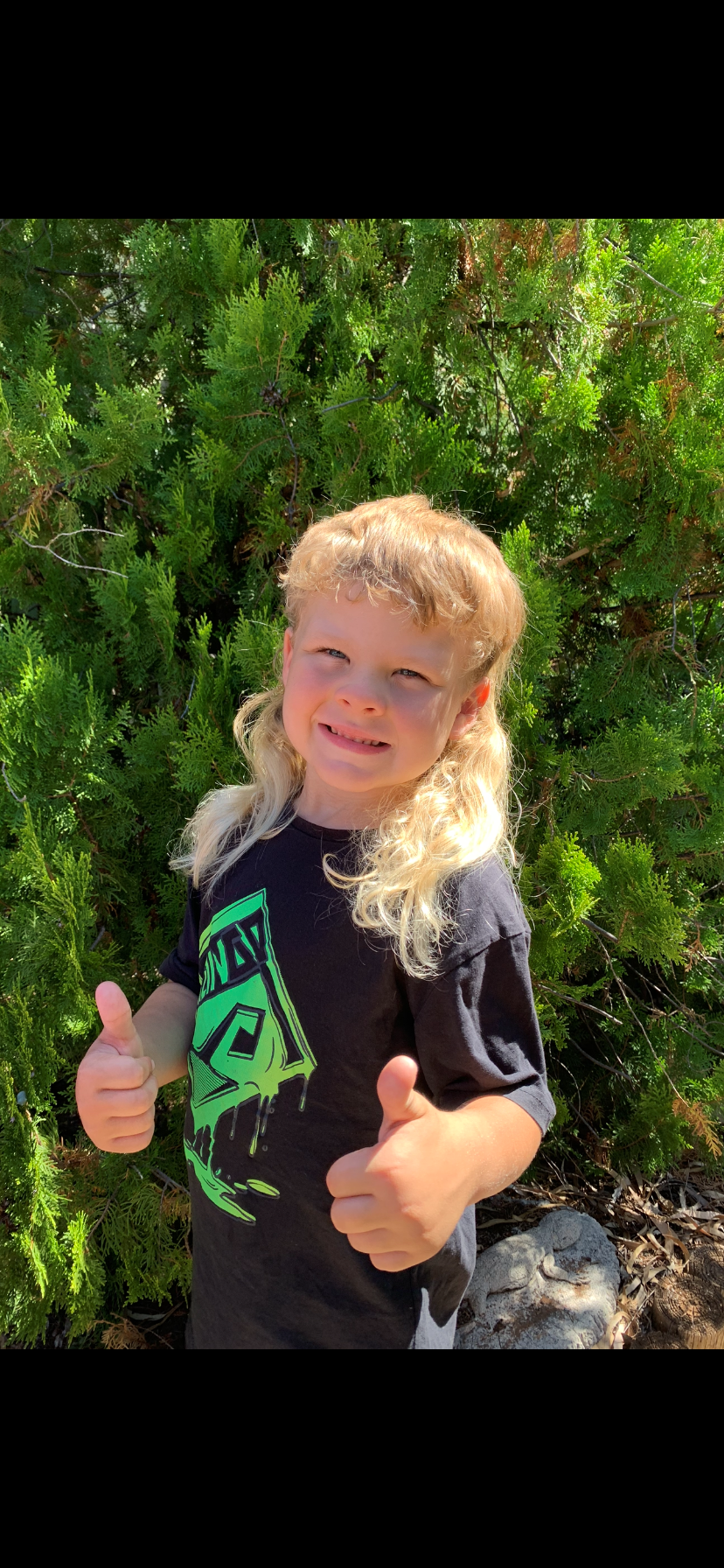 Harley is the mullet champ