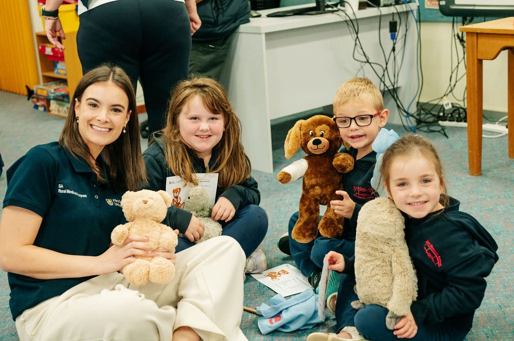 Local teddies get a Flinders check-up
