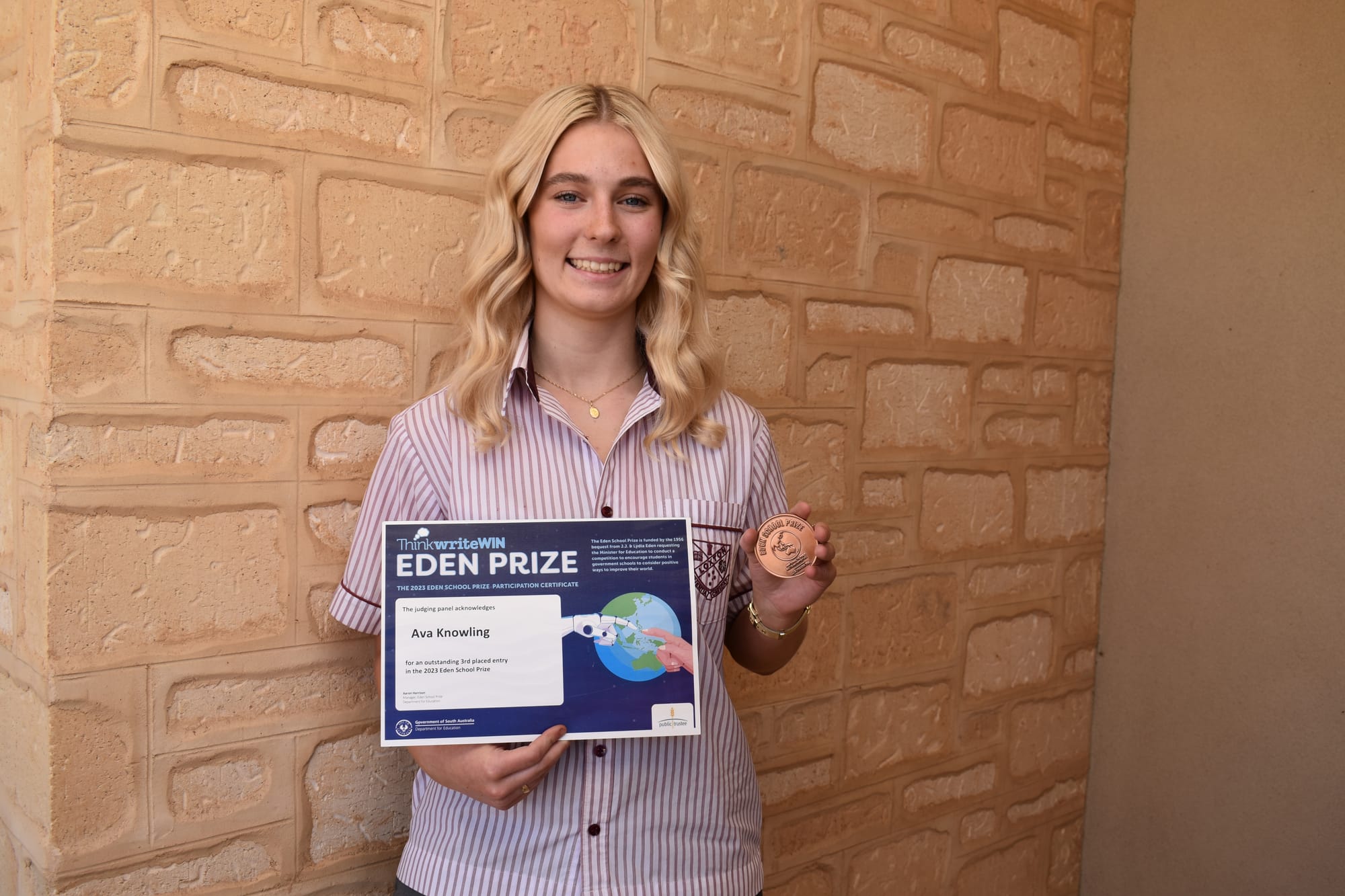 Ava’s special essay nod