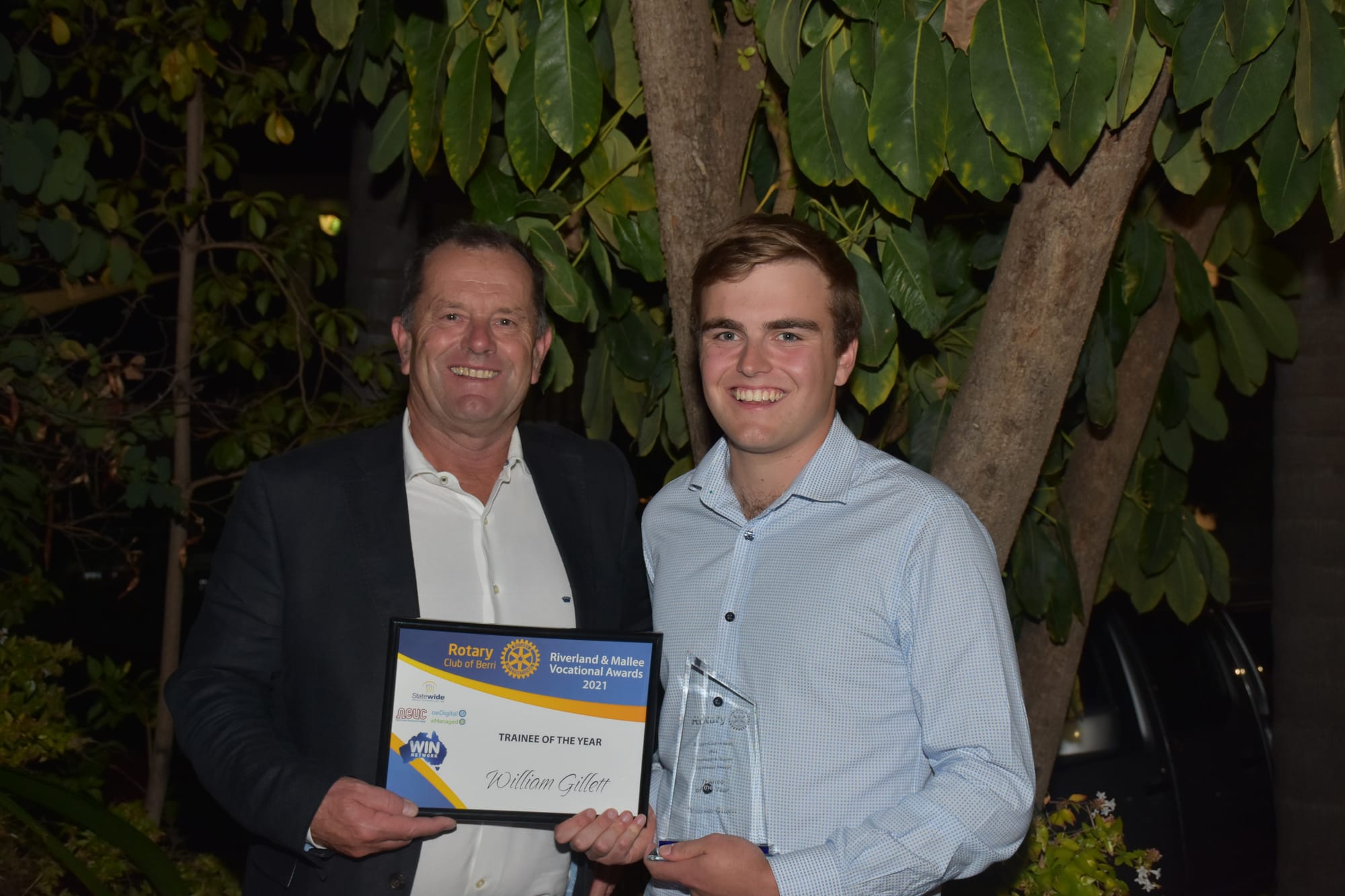 William’s ‘humbling’ trainee honour