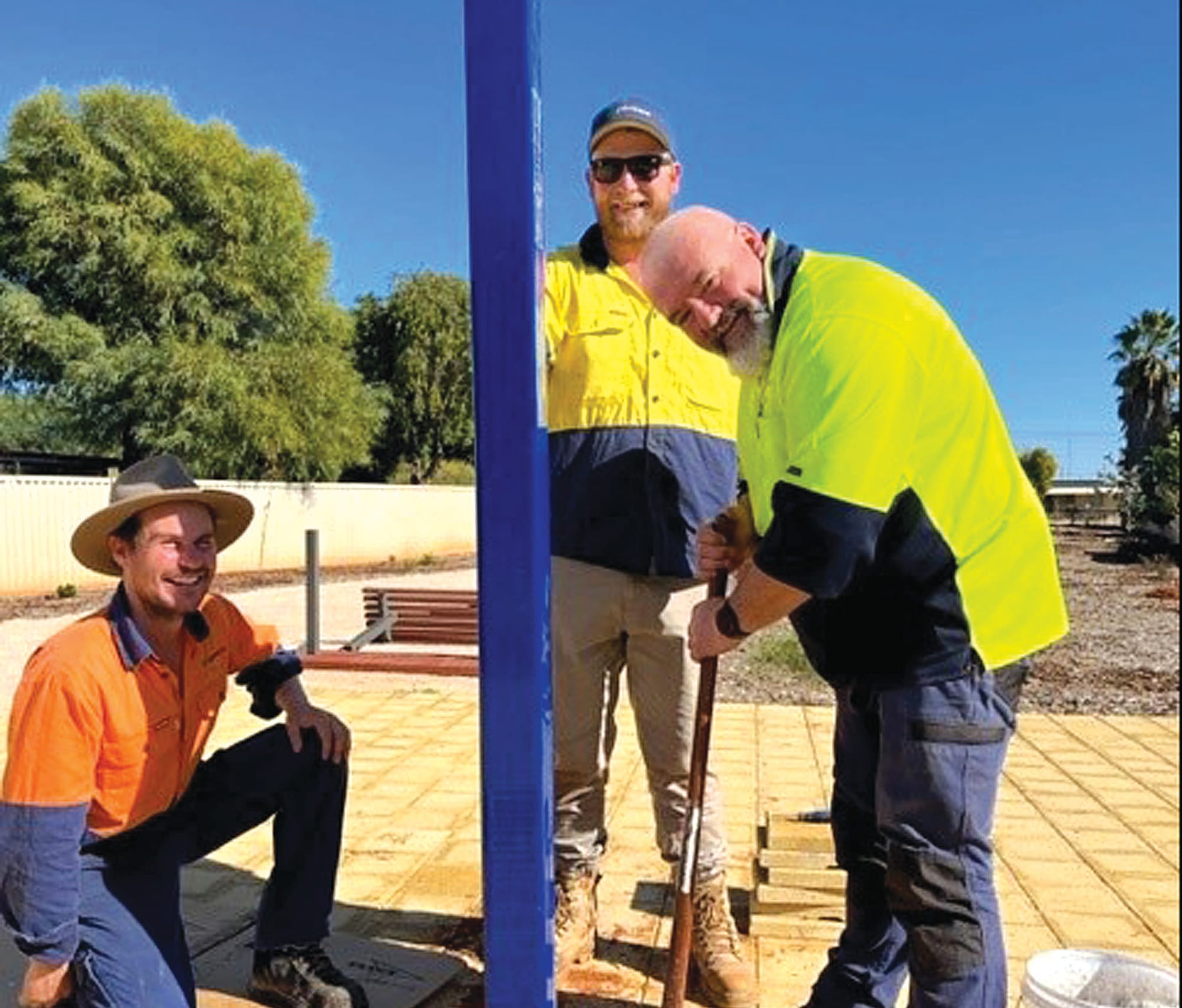 Community effort for a ‘Hollywood’ playground
