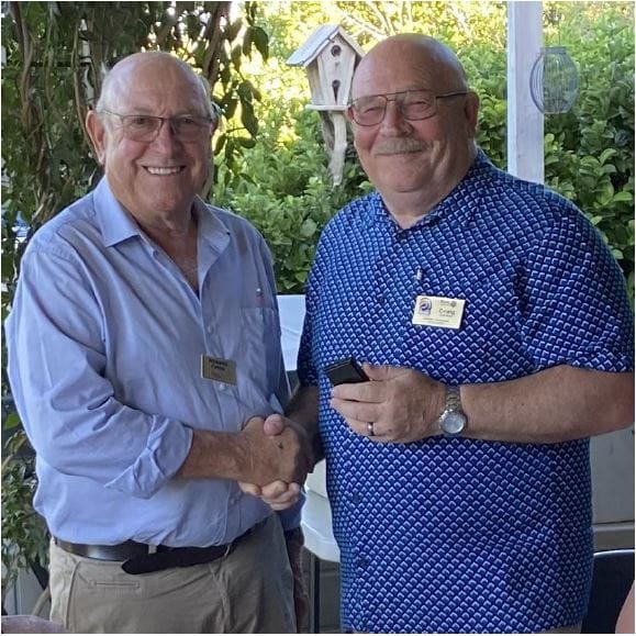 Craig shares wisdom with Rotary members