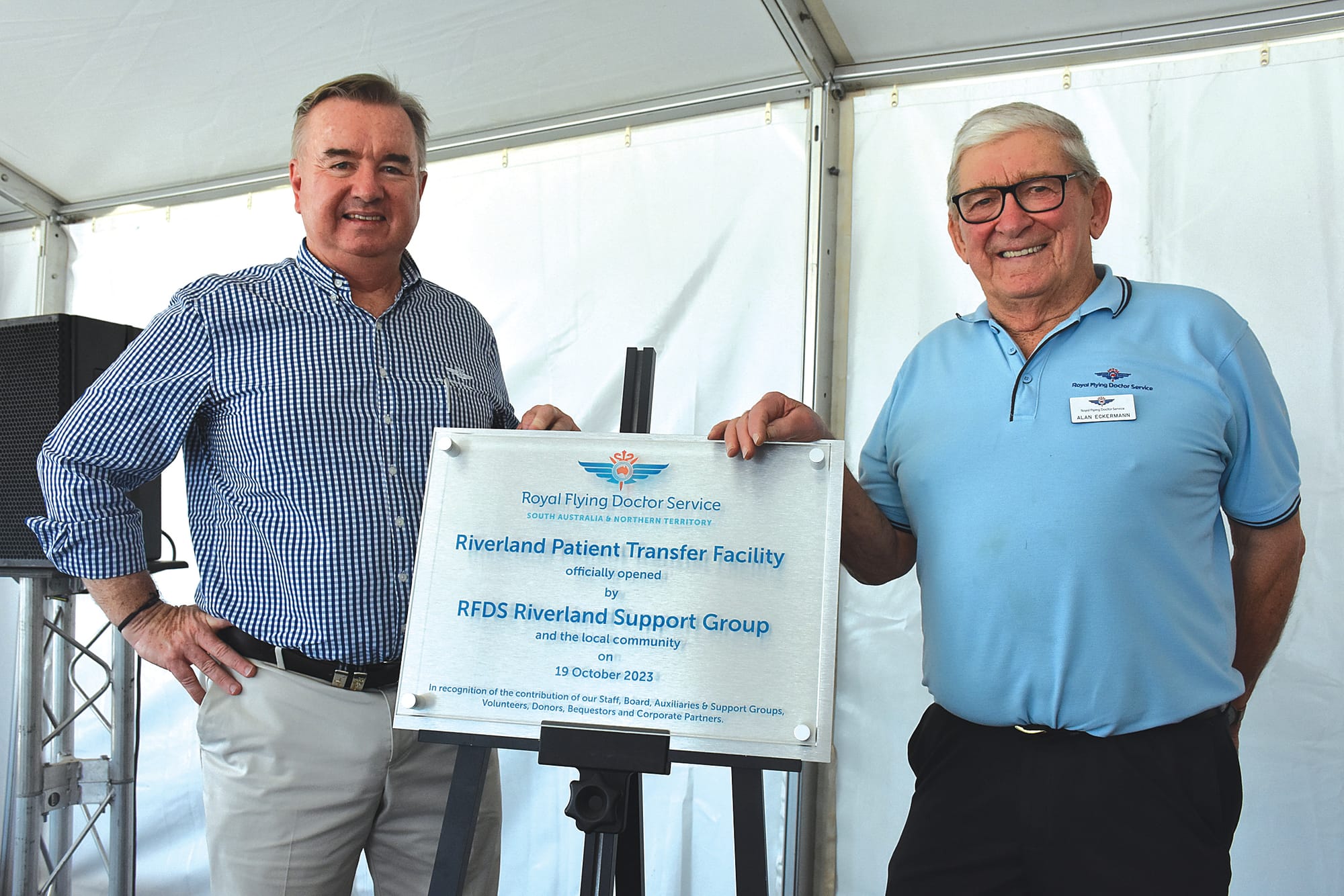 Lift off for RFDS transfer facility