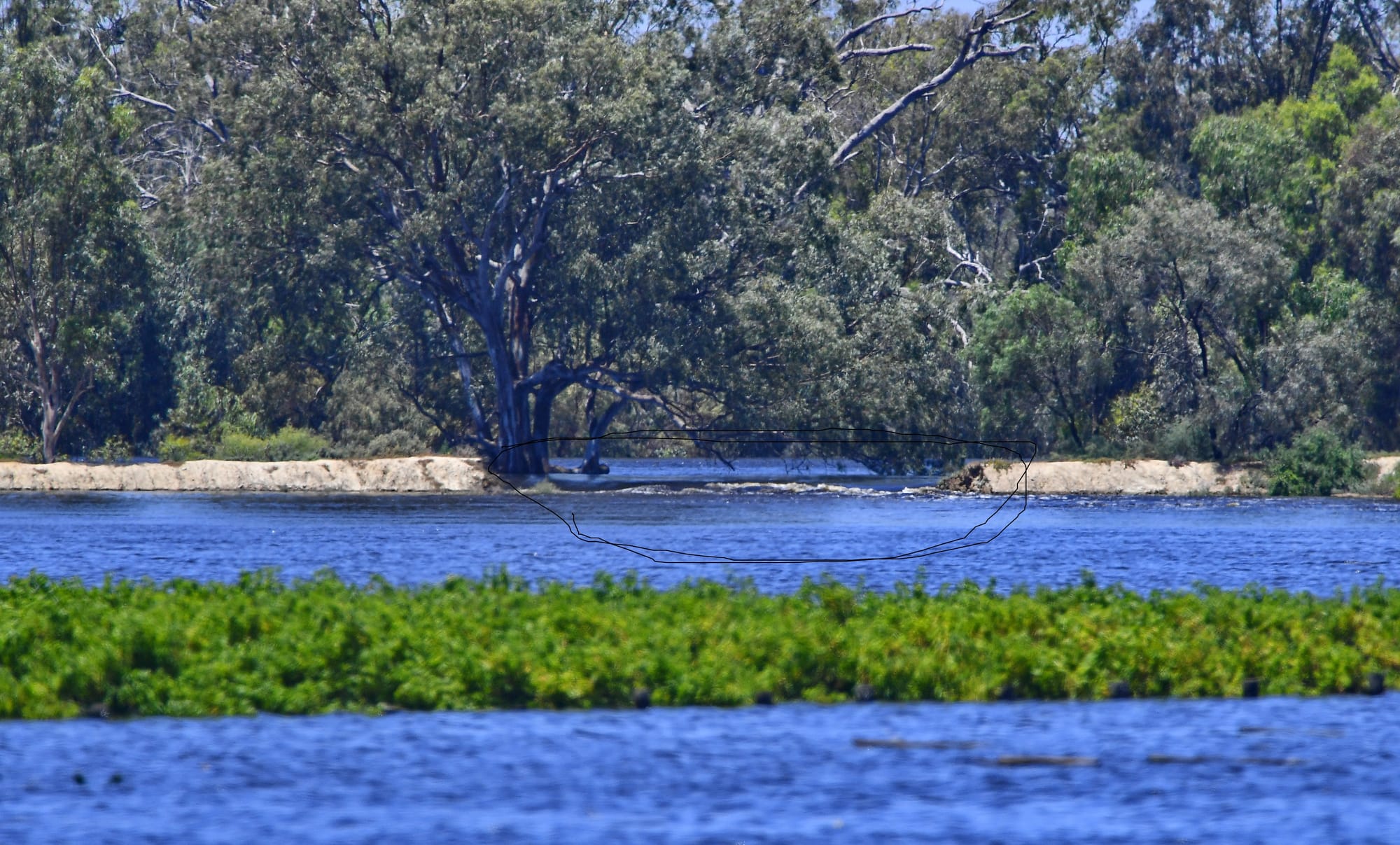 Locals ‘frightened’ by broken levee