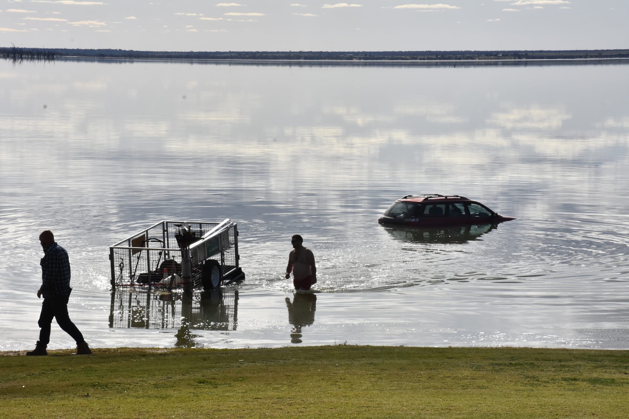 Scubaru: Gardener’s ‘carp park’ trouble