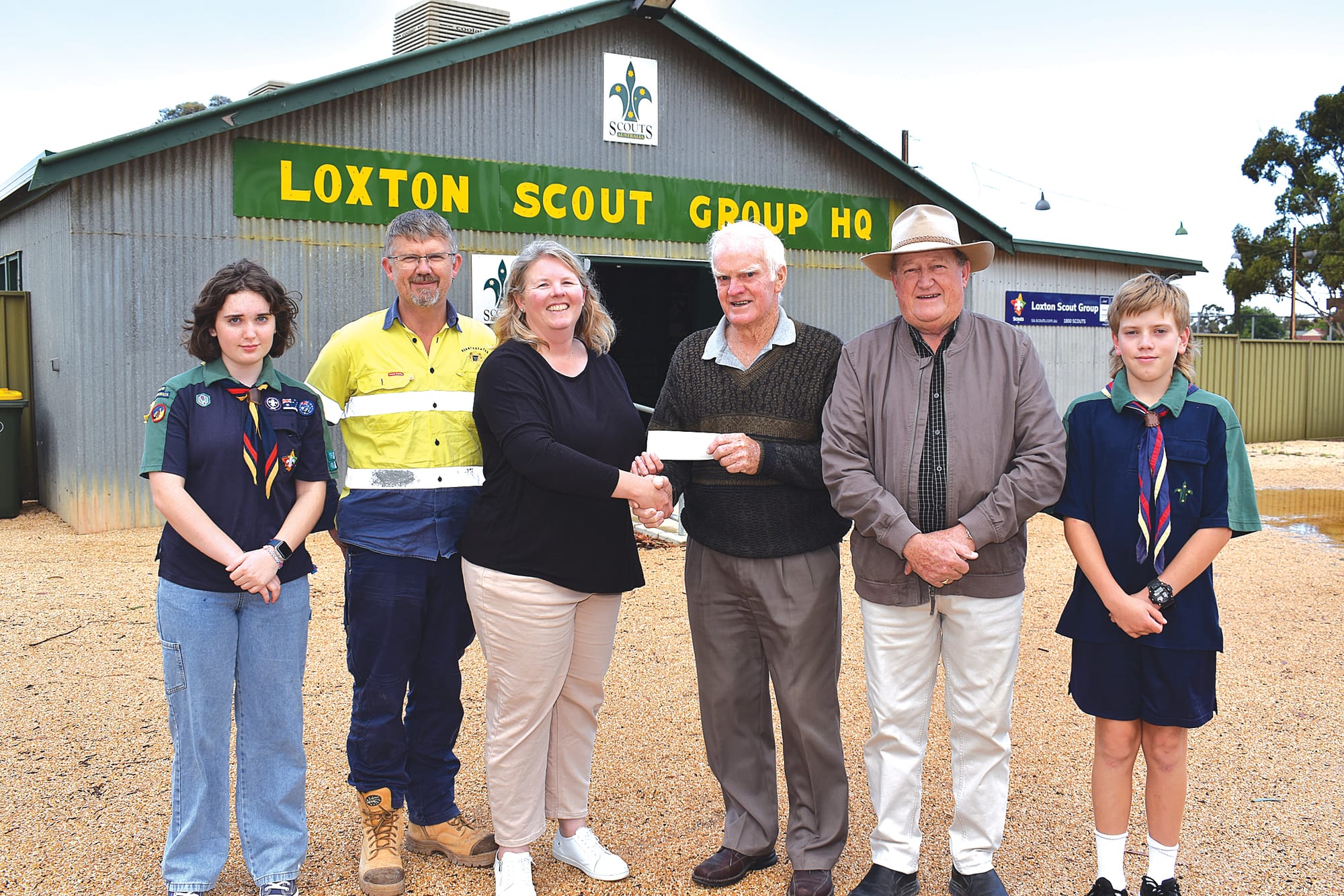 Community group supports Loxton Scouts