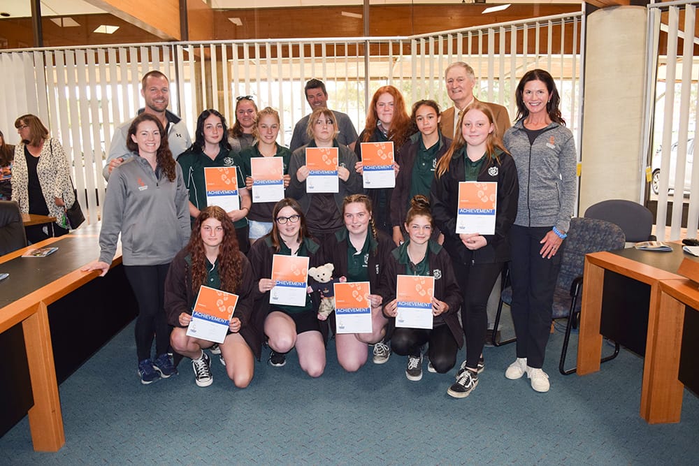 Waikerie High girls rough it in the Ranges