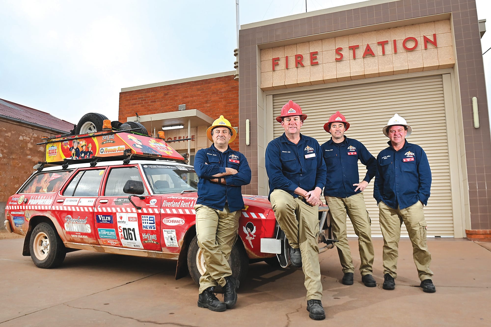 Locals having a bash-ing good time