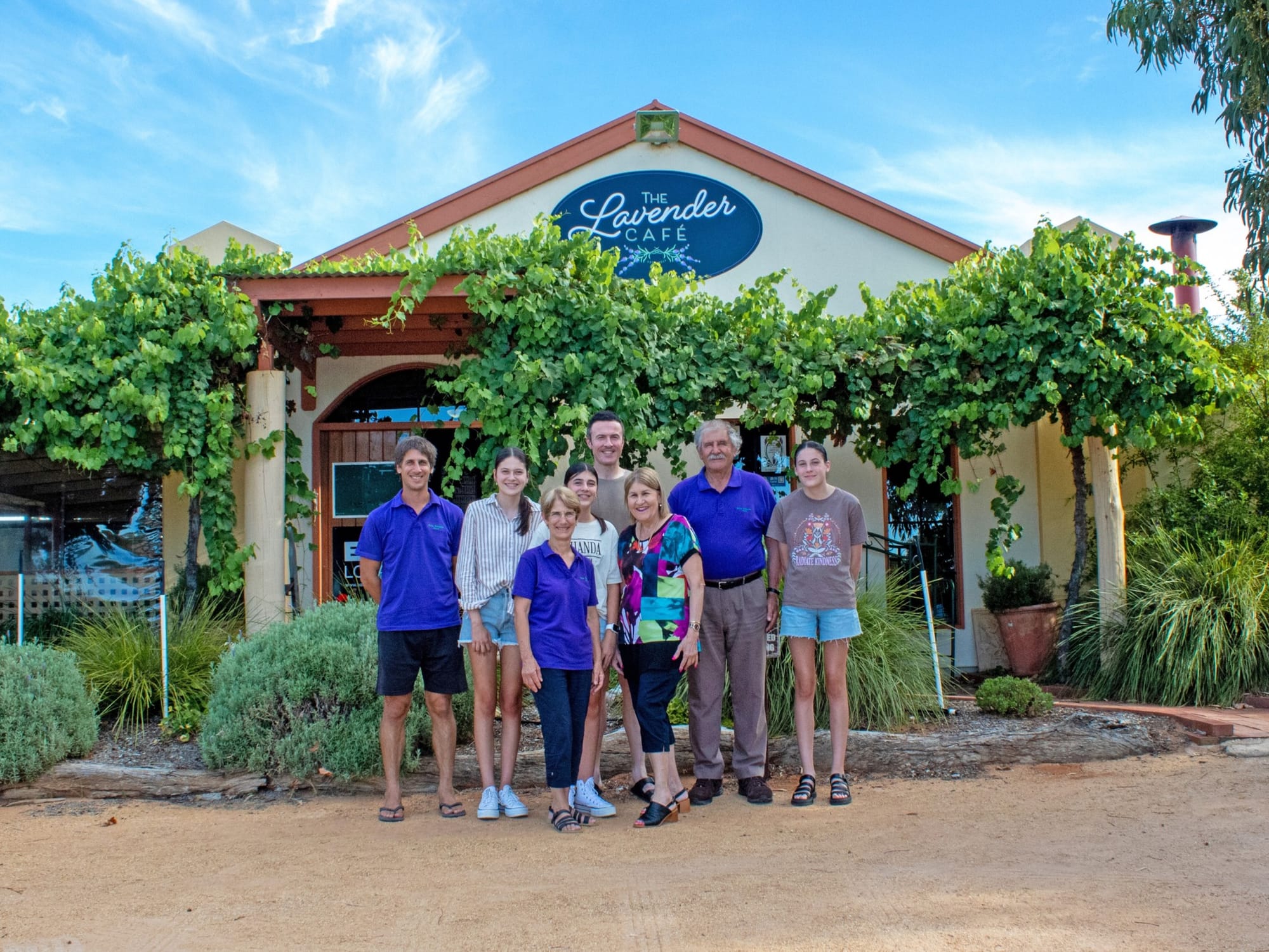 Family venture in The Lavender Café