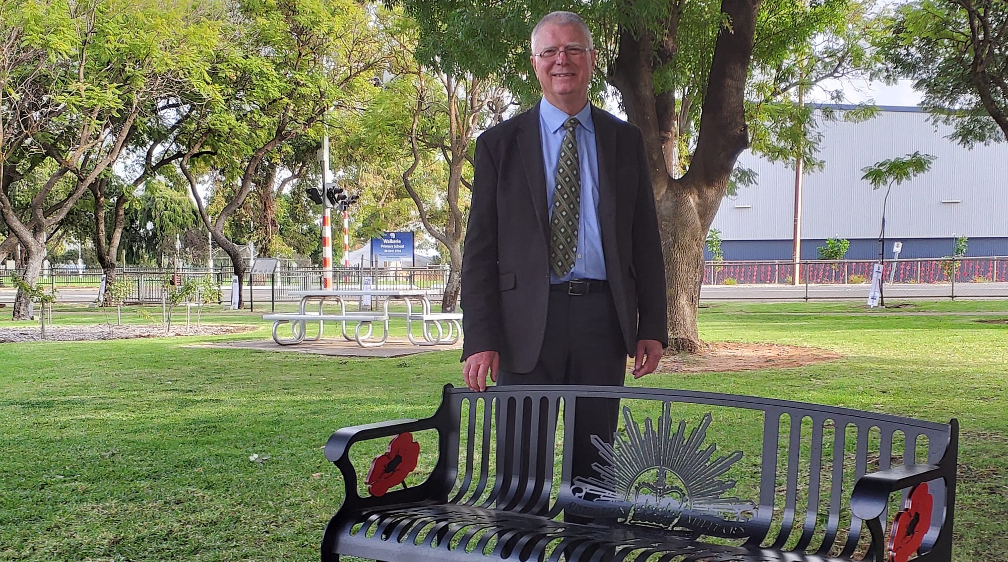 Local memorial garden’s new seats of reflection