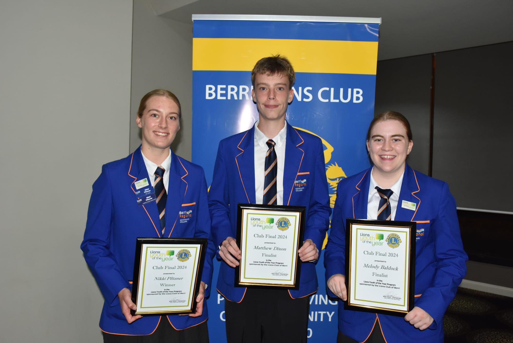 Nikki takes home Berri Lions award