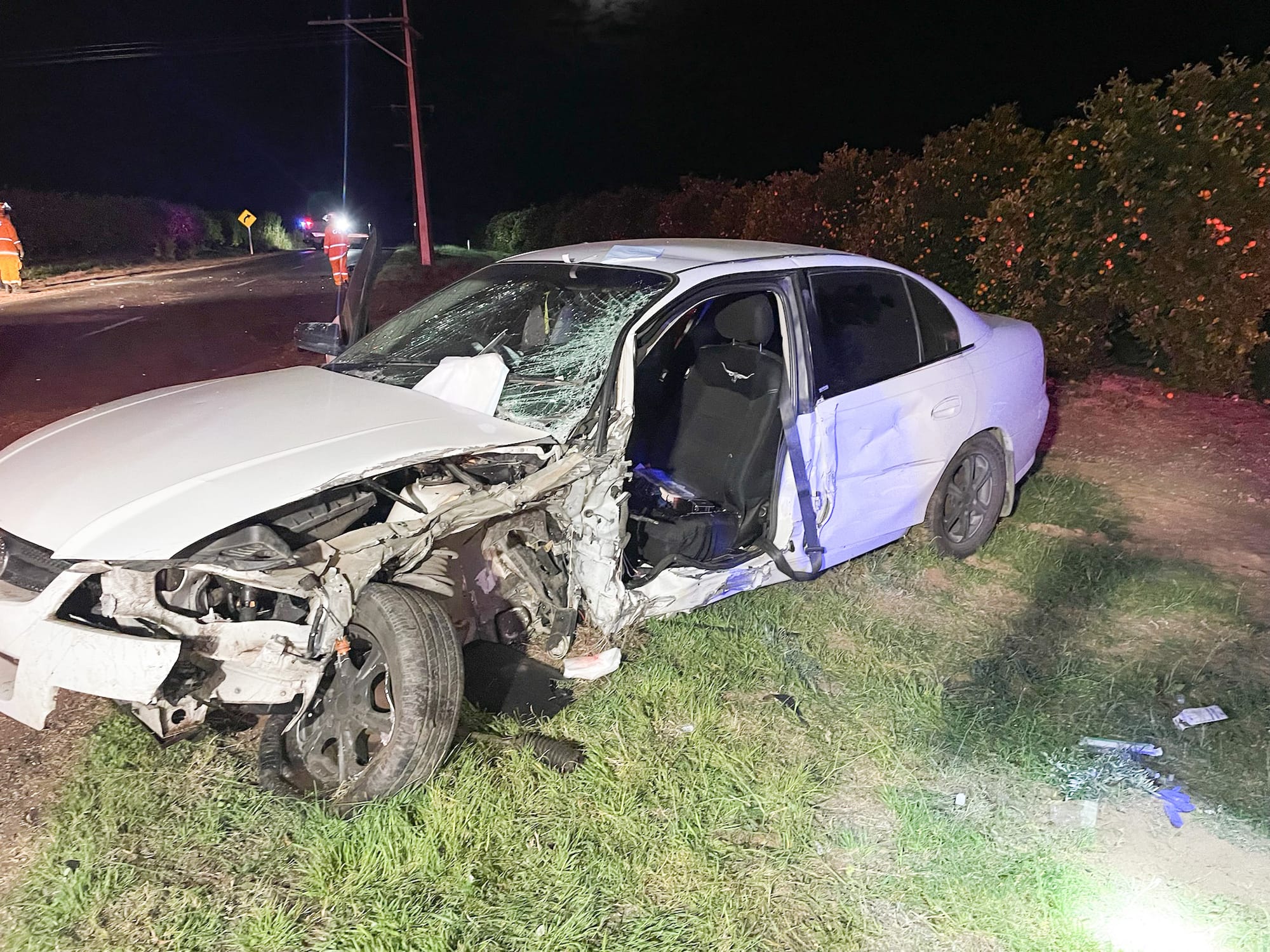 Teenage driver reported after crash