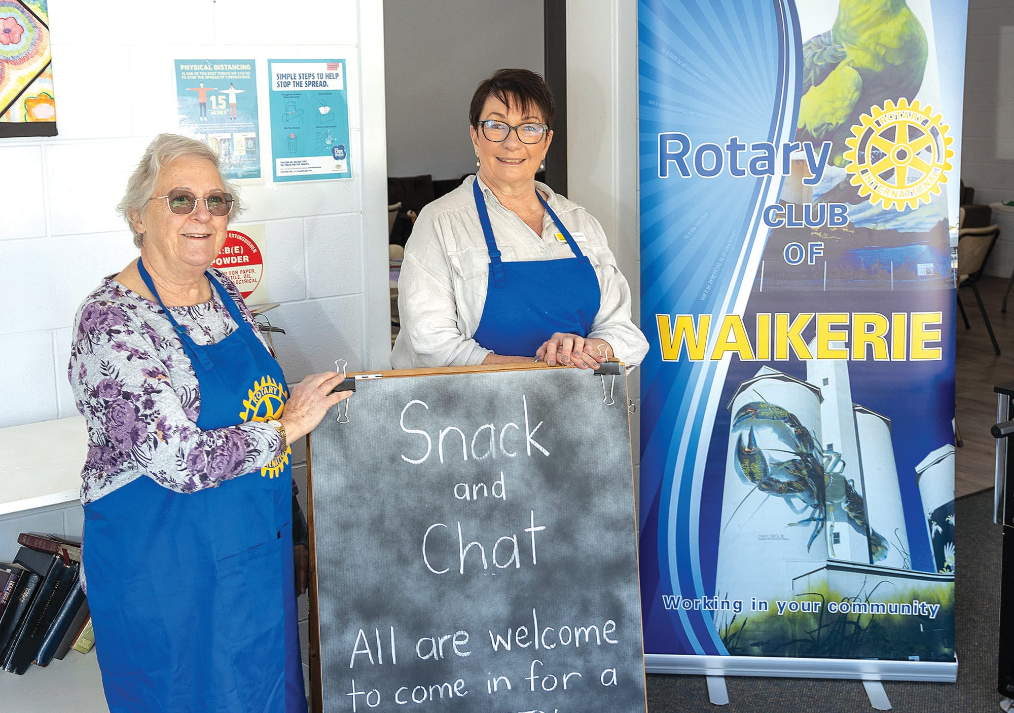 Lots of fresh treats on offer at free café