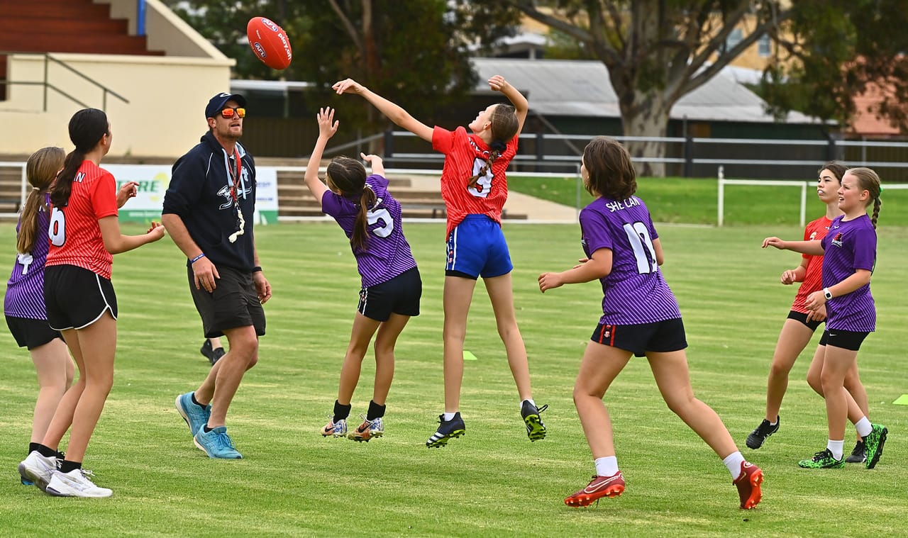 Weekend girls footy comp makes return