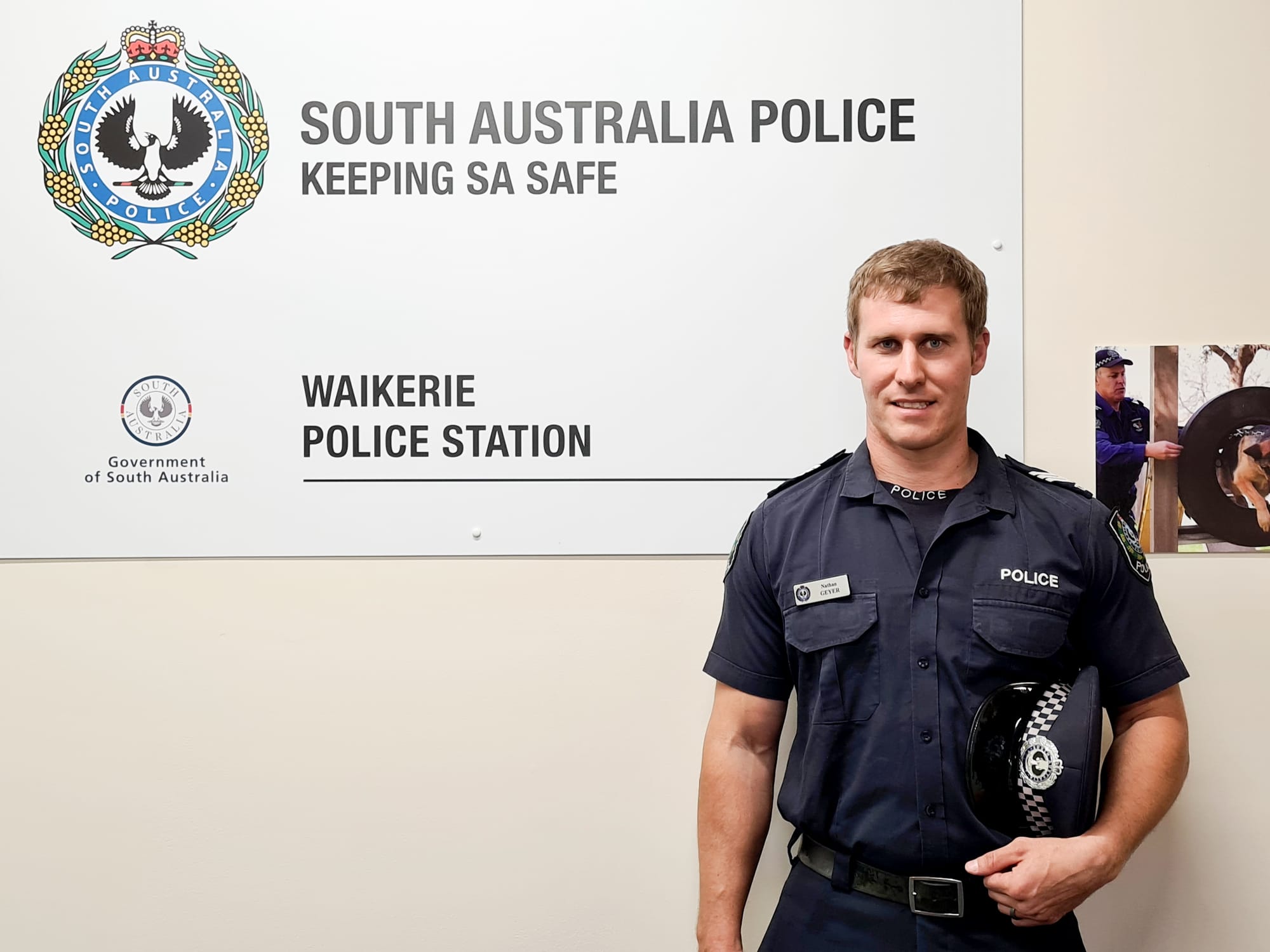 In charge and dedicated to country policing