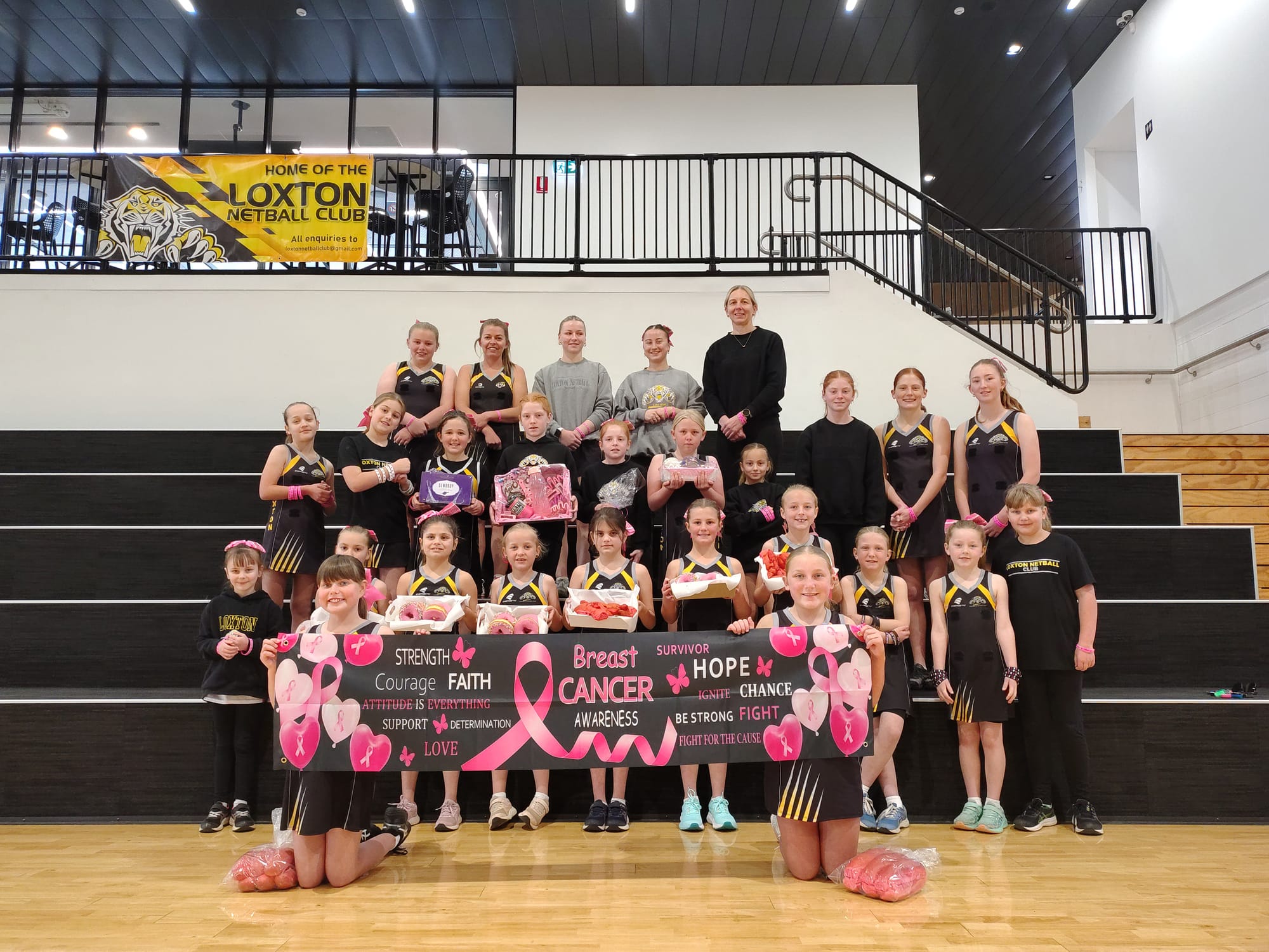 Riverland netball steps up in support of breast cancer