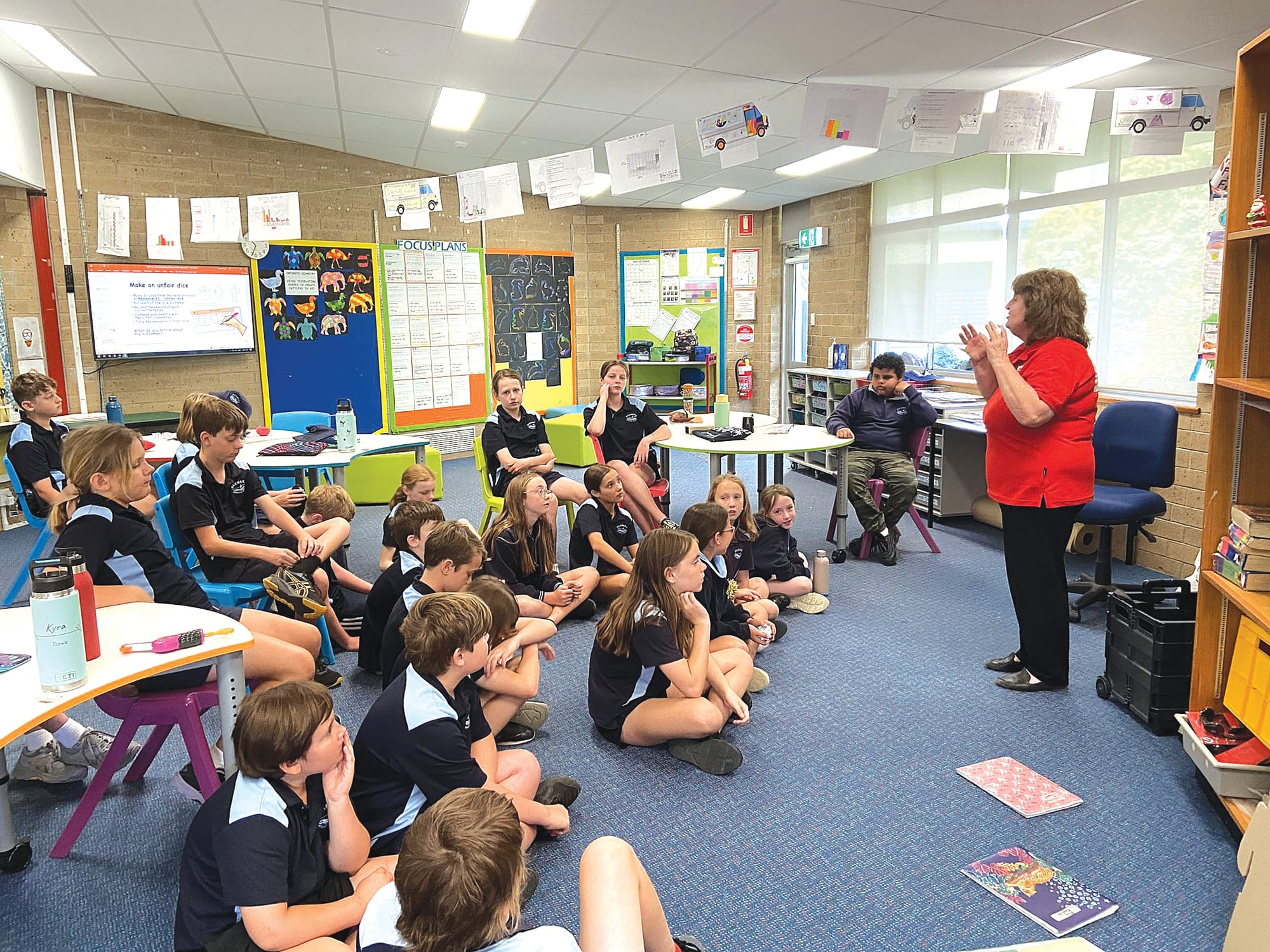 Students getting emergency prepared with Red Cross program