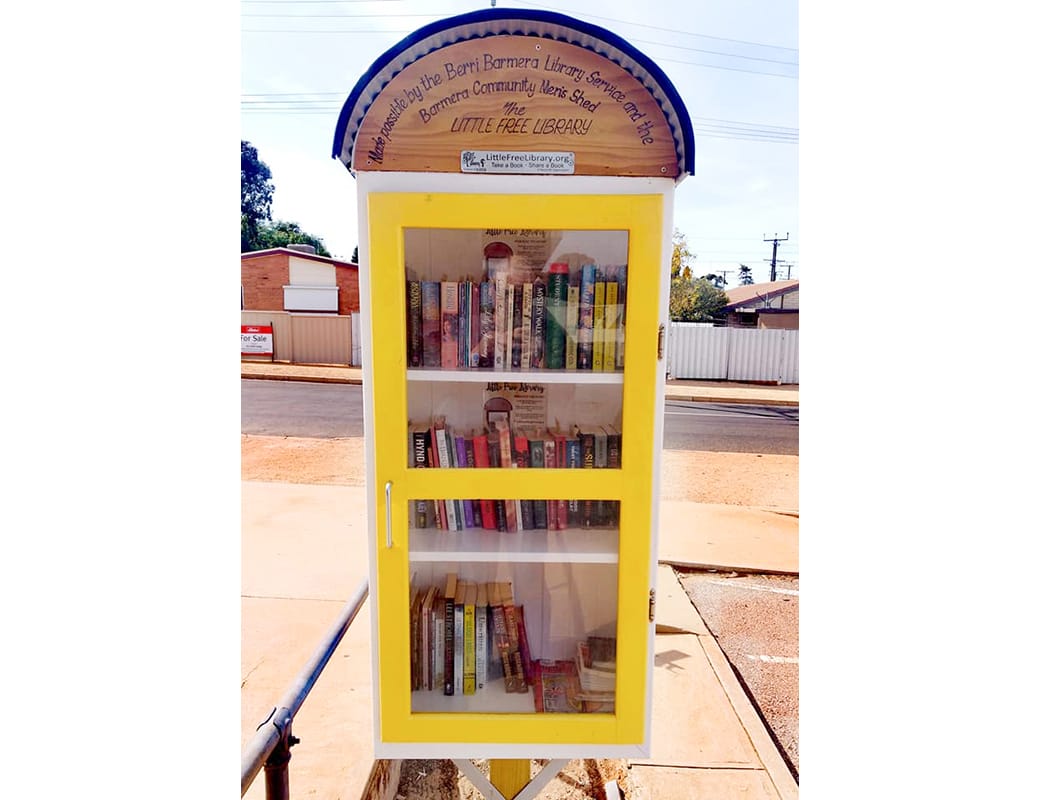 Little library becomes a little piece of hope