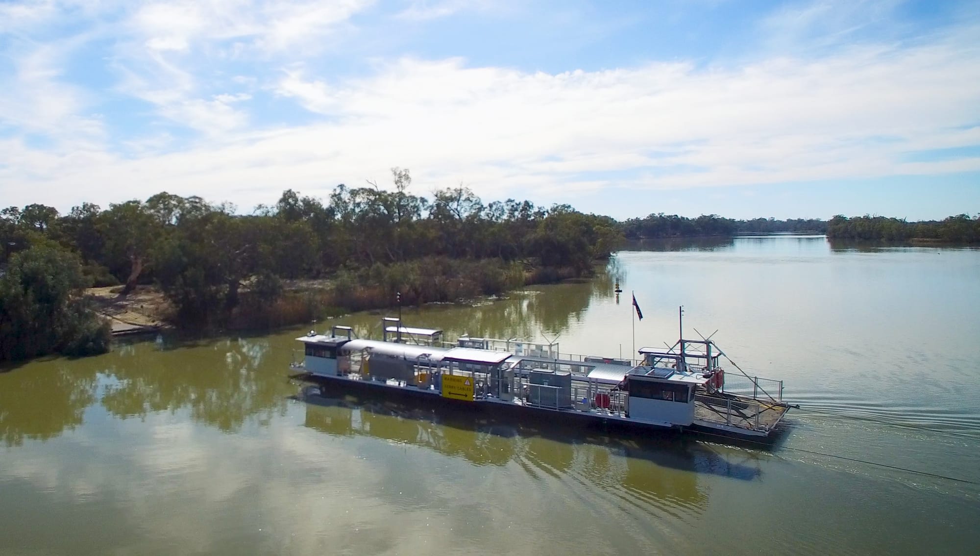 Lyrup ferry resumption good for business