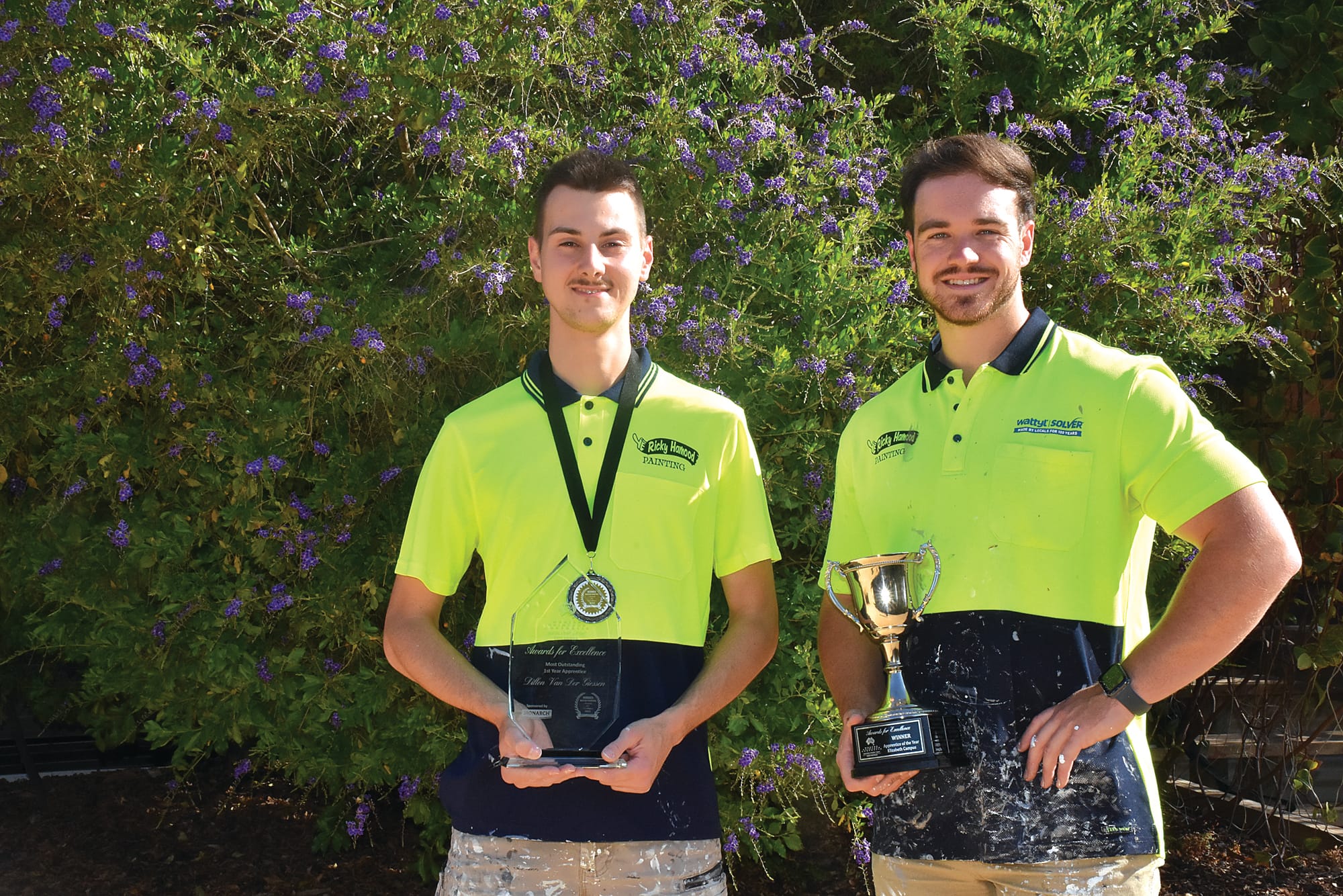 Three awards paint a smile on Dillon’s face