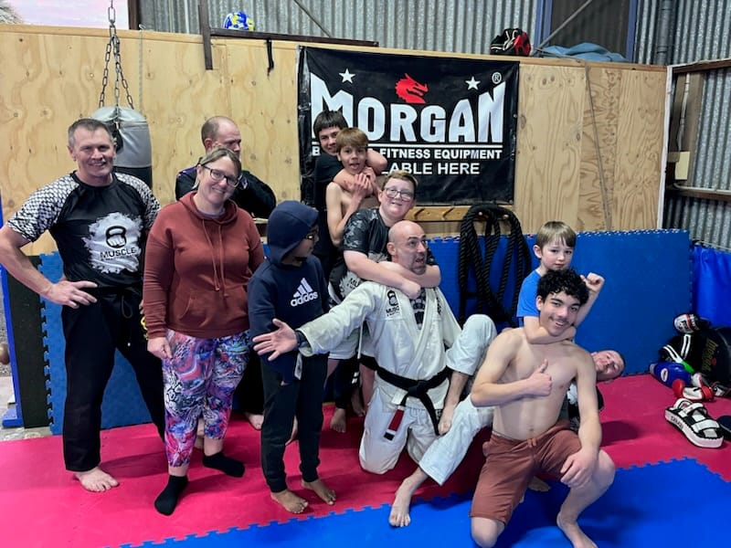 Volunteers dedicated to the Morgan gym