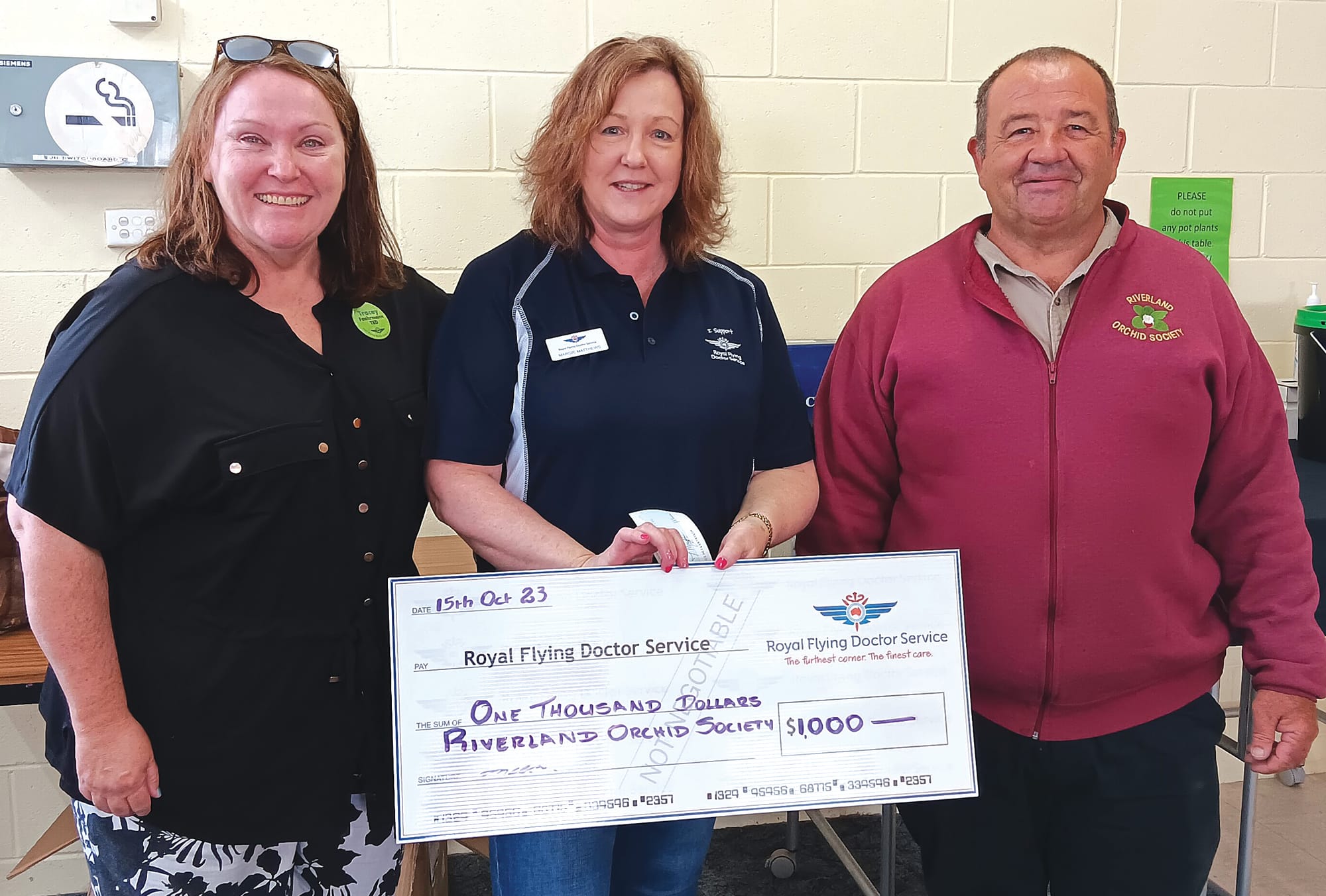 Orchid Society’s helping hand for Flying Doctors