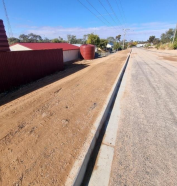 Kerbs to reduce stormwater flows