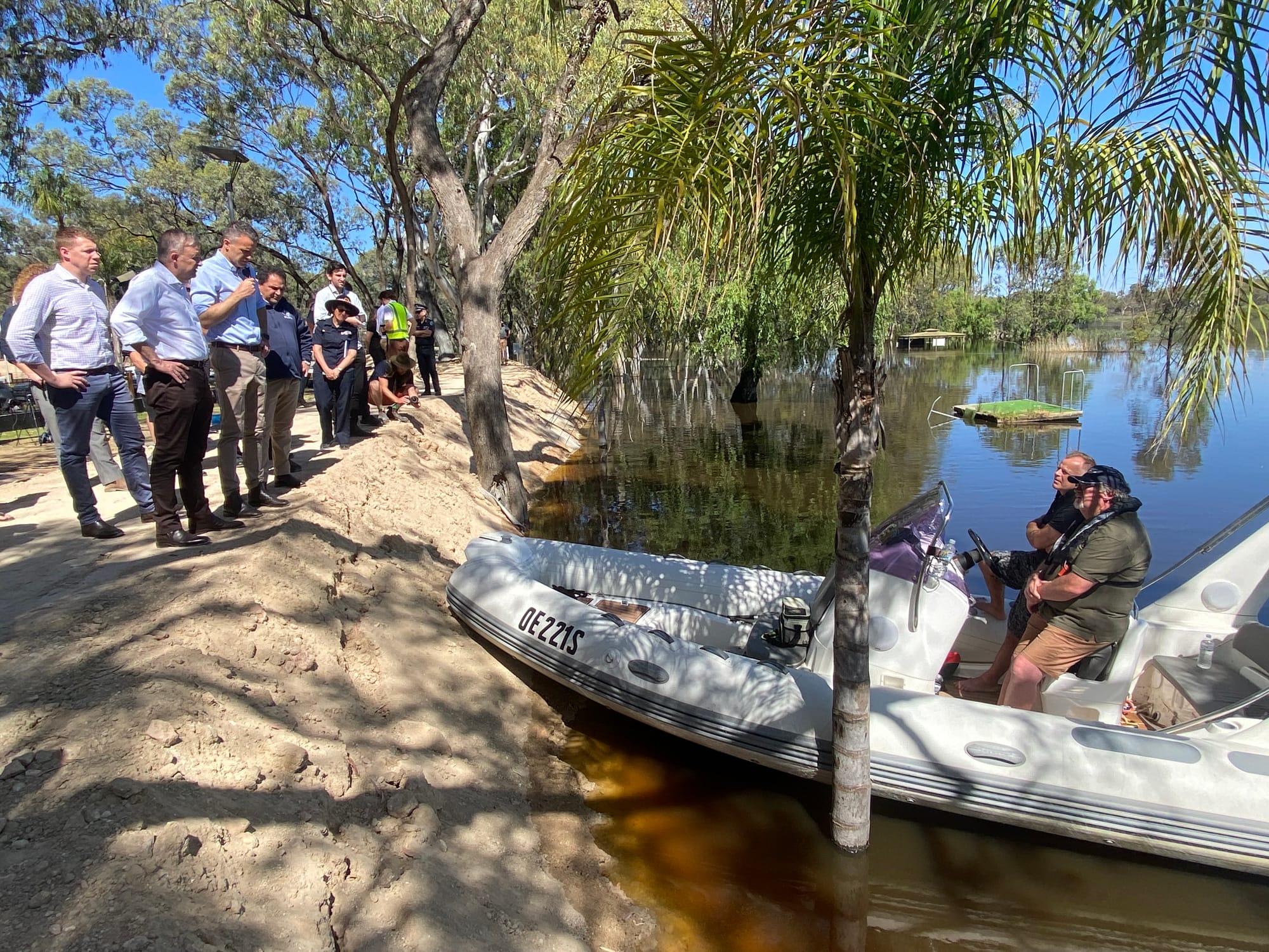 Prime Minister gets down to business with locals