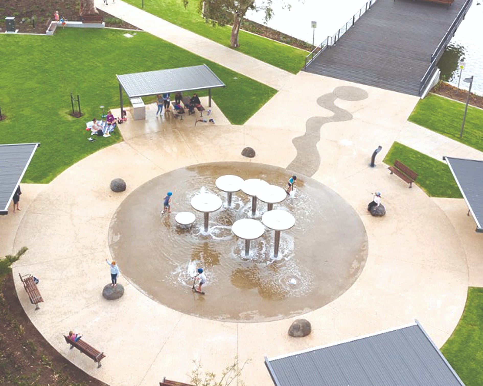 Riverfront feature banks award