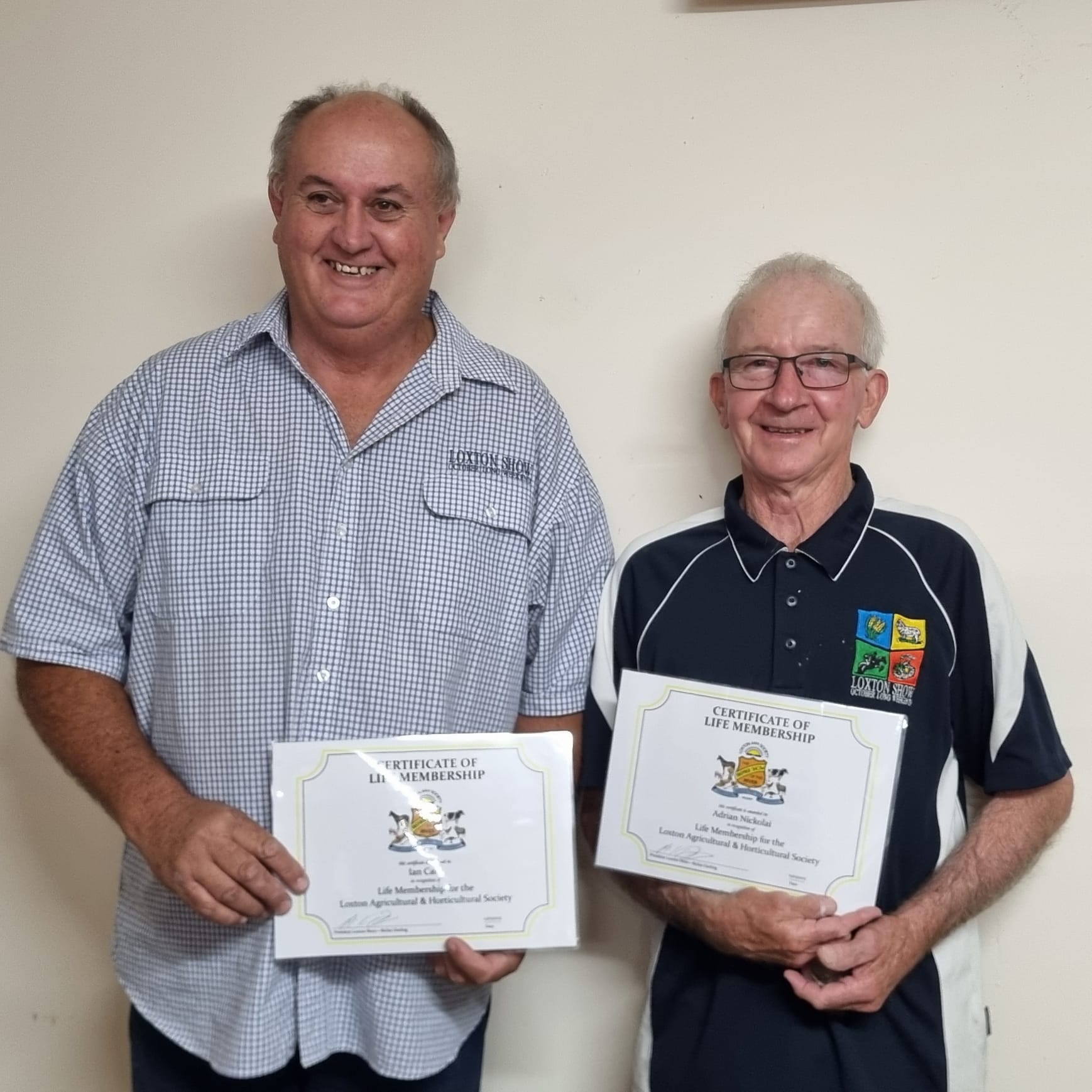 Life Membership honours at Loxton Show