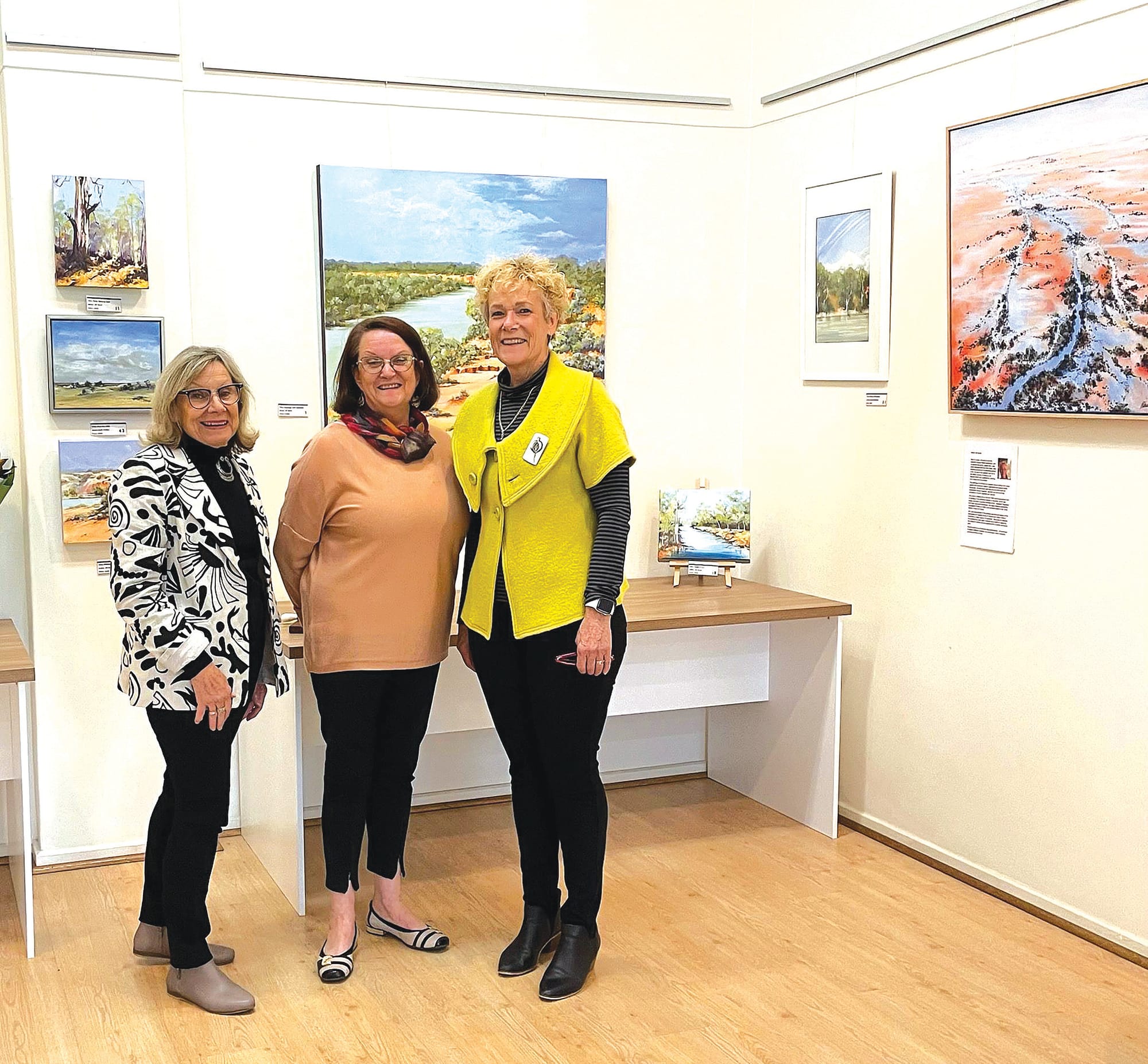 Trio’s dynamic art exhibition now open