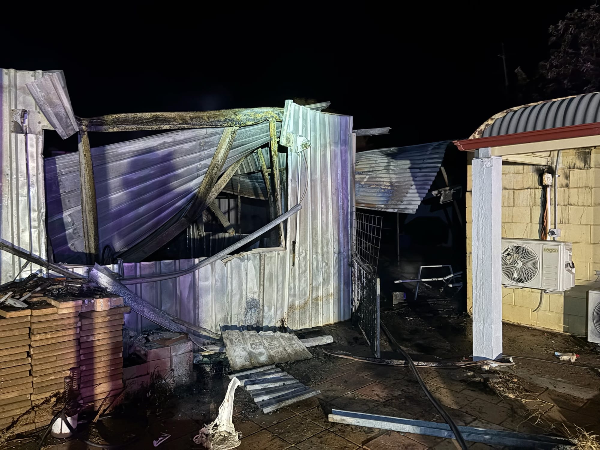 $200K damage from structure fire at Morgan property