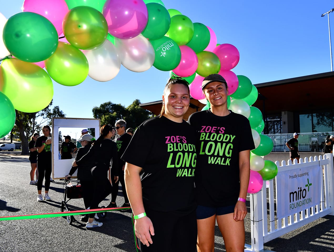 Doing the walk for Zoe