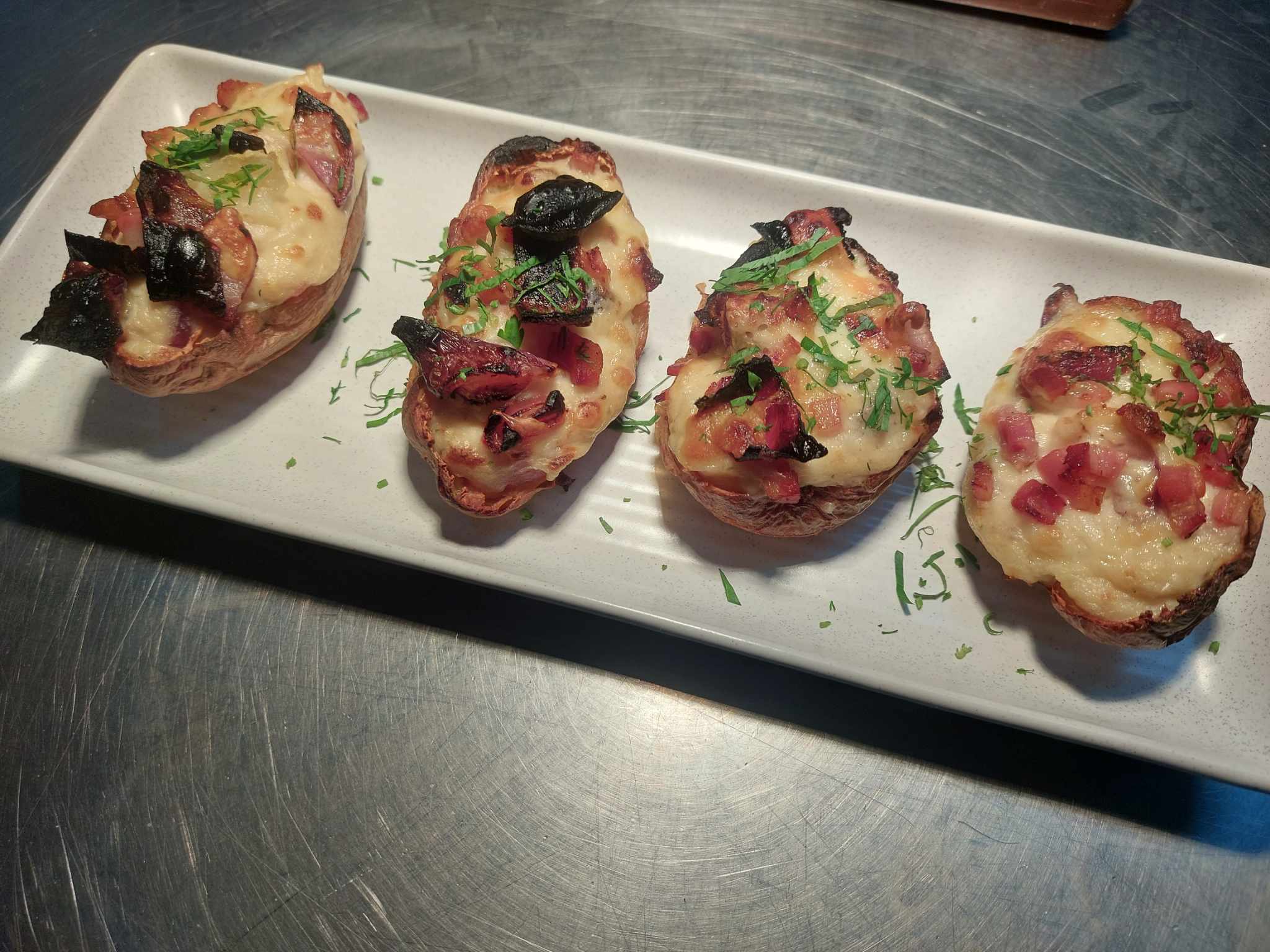 Hugh cooks with Hugh