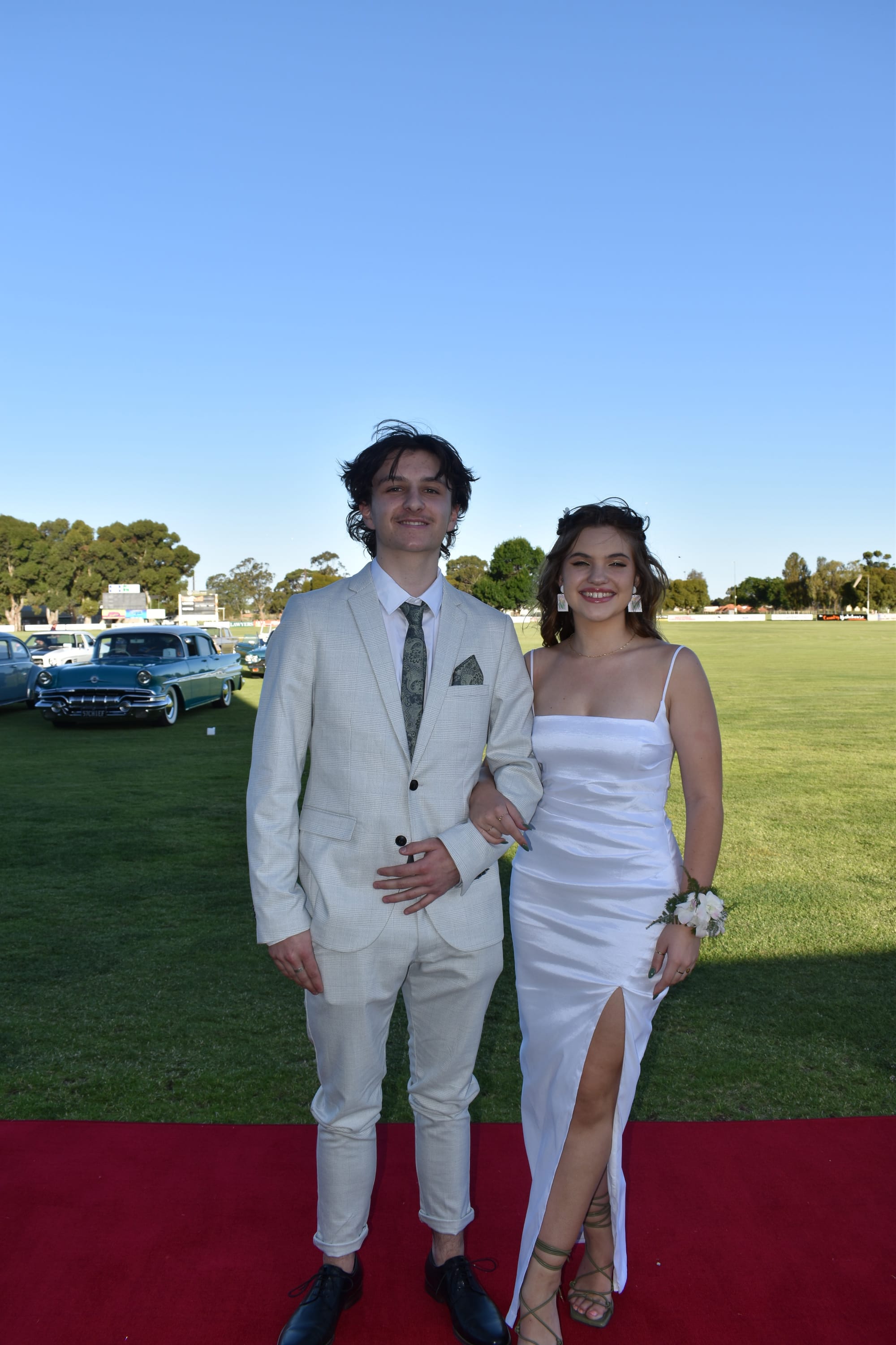 Zac Uzzell and Paige Vause