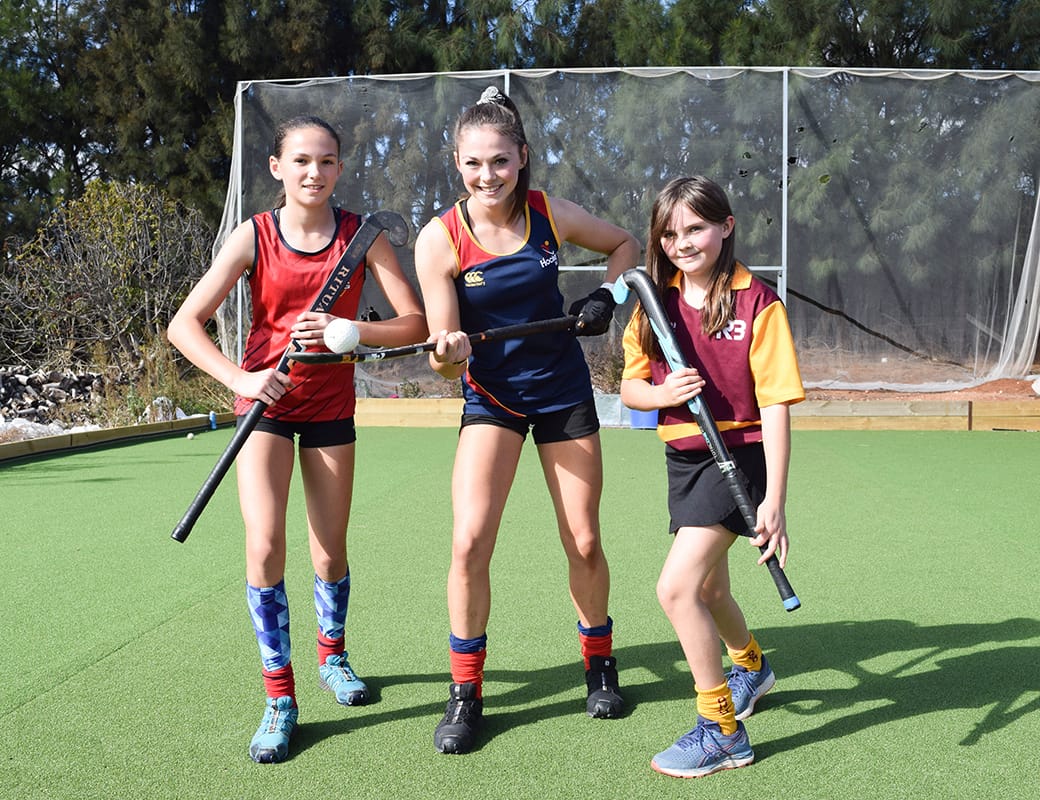 Hockey-tragic family’s backyard goals