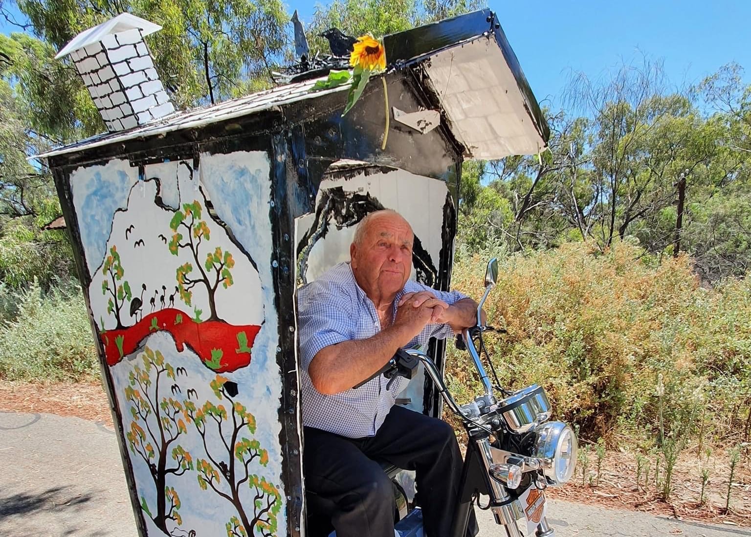 Frank’s funky new ride