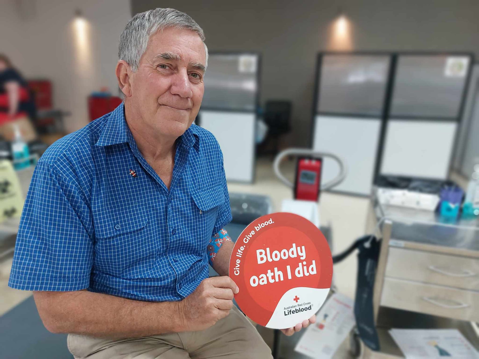 Peter’s bloody good half century