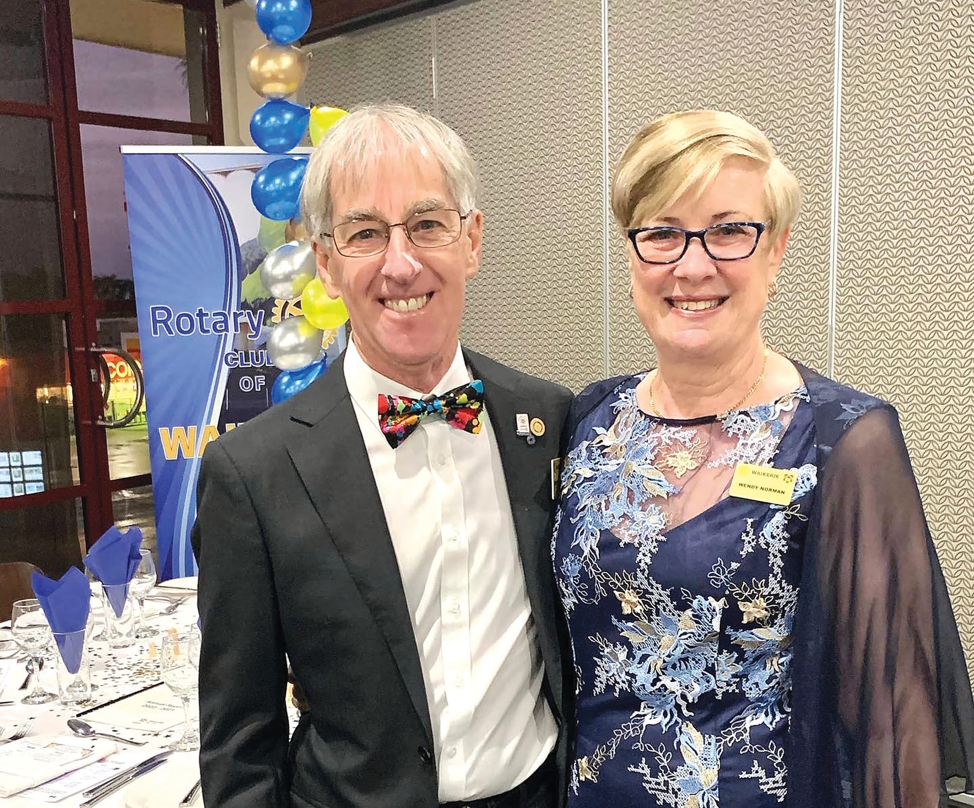 Rotary club’s changeover dinner