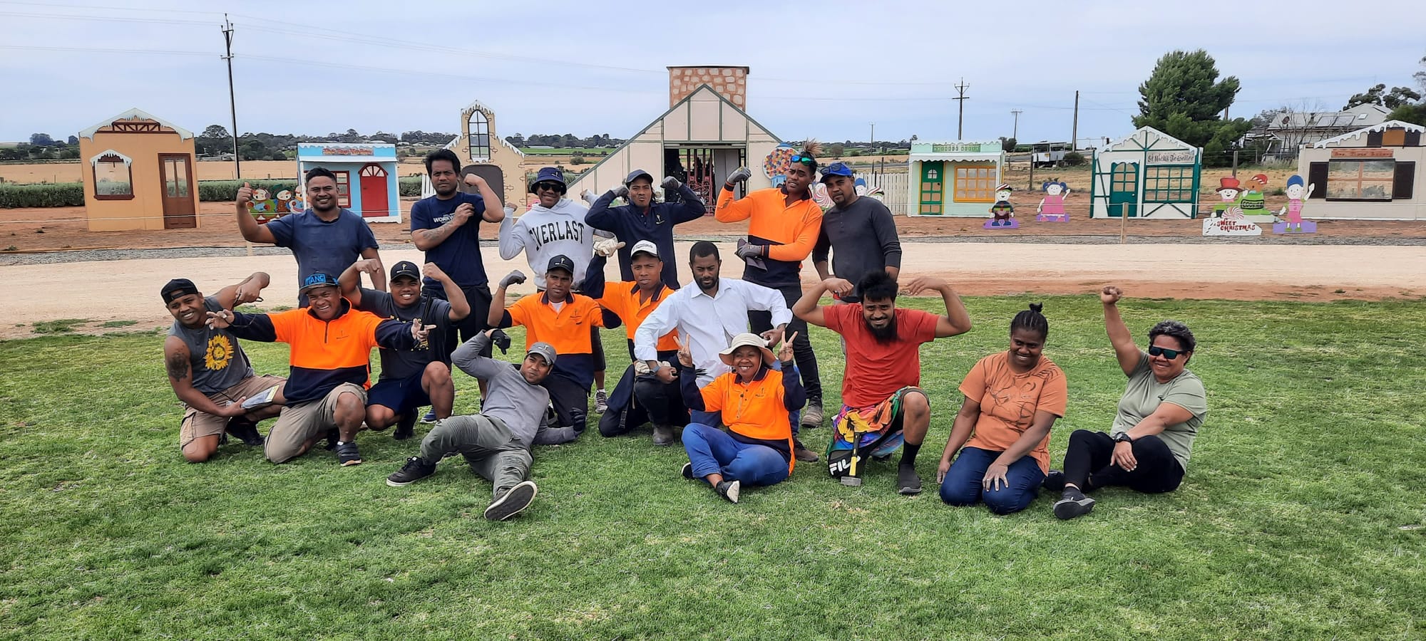 Community come together to create a Christmas wonderland